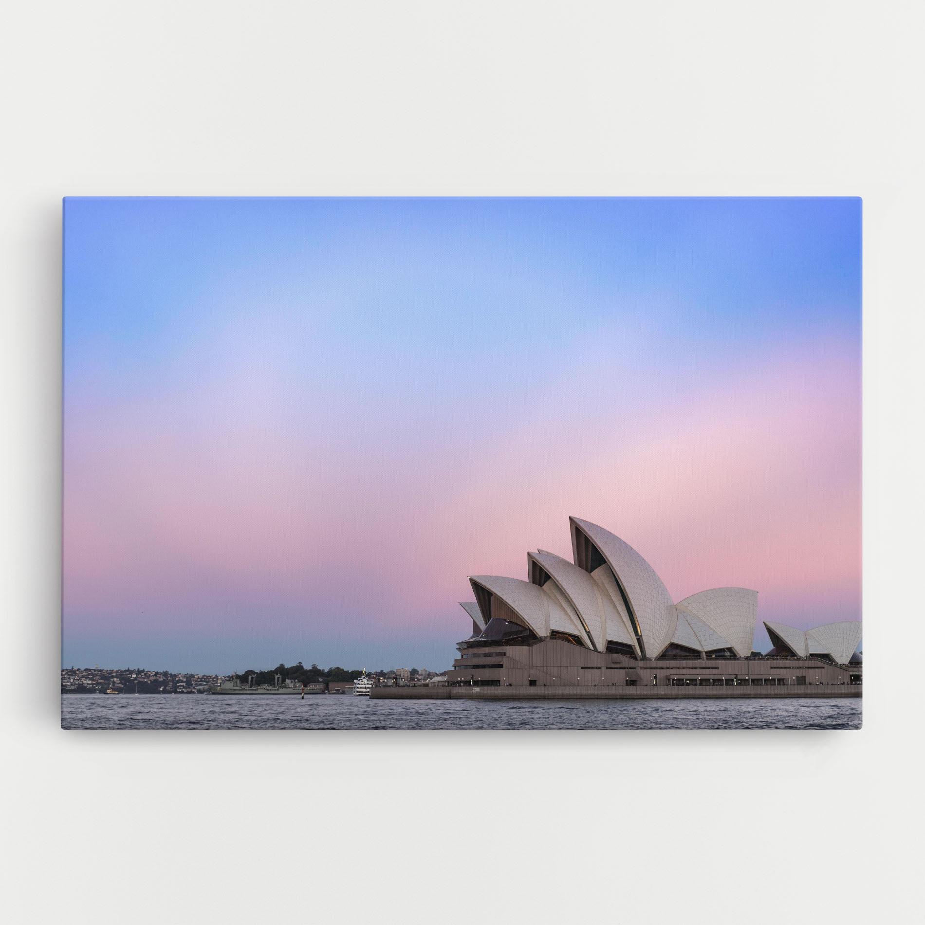 Tablou Canvas Sydney Purple Sky mockup 0