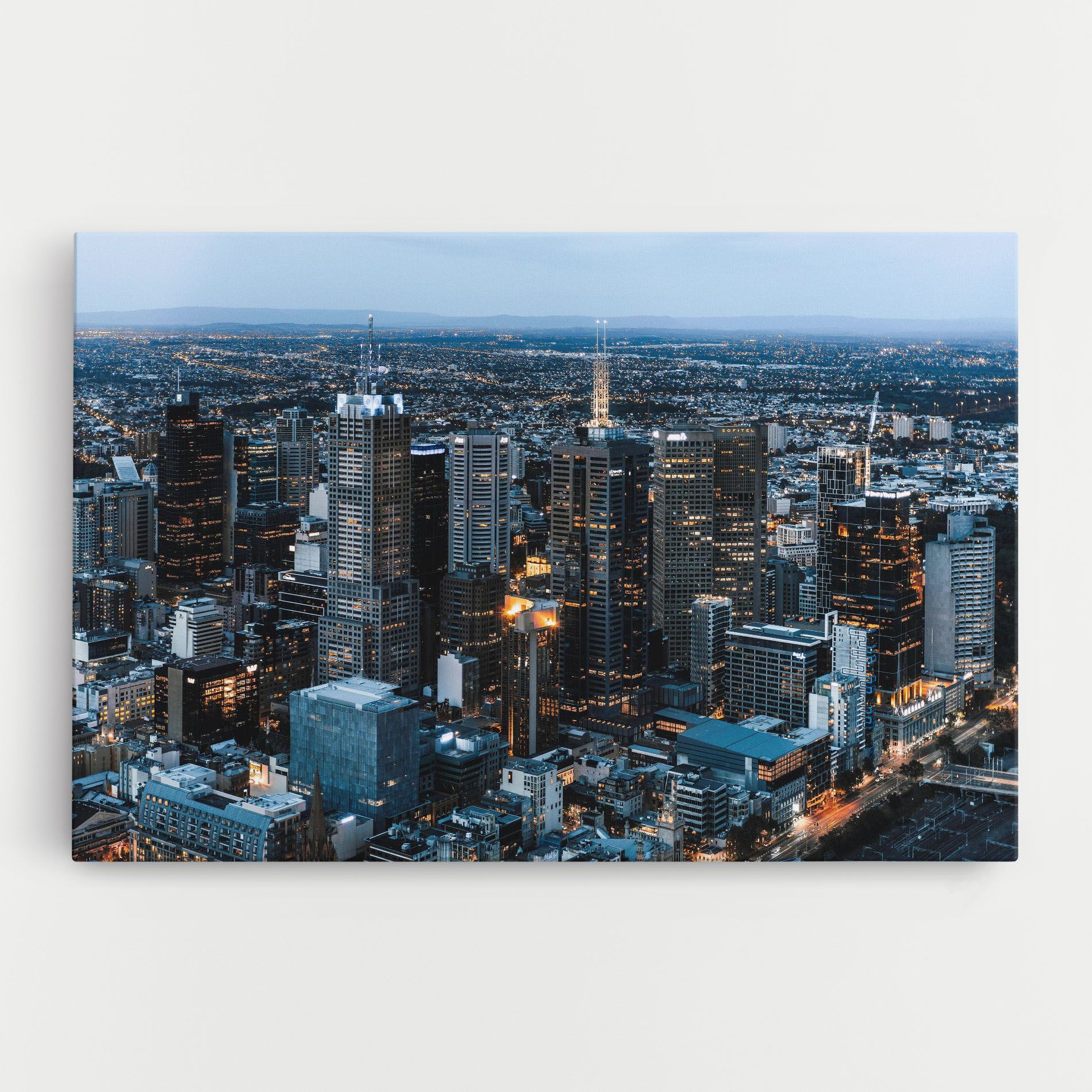 Yellow Lights Skyline mockup 0