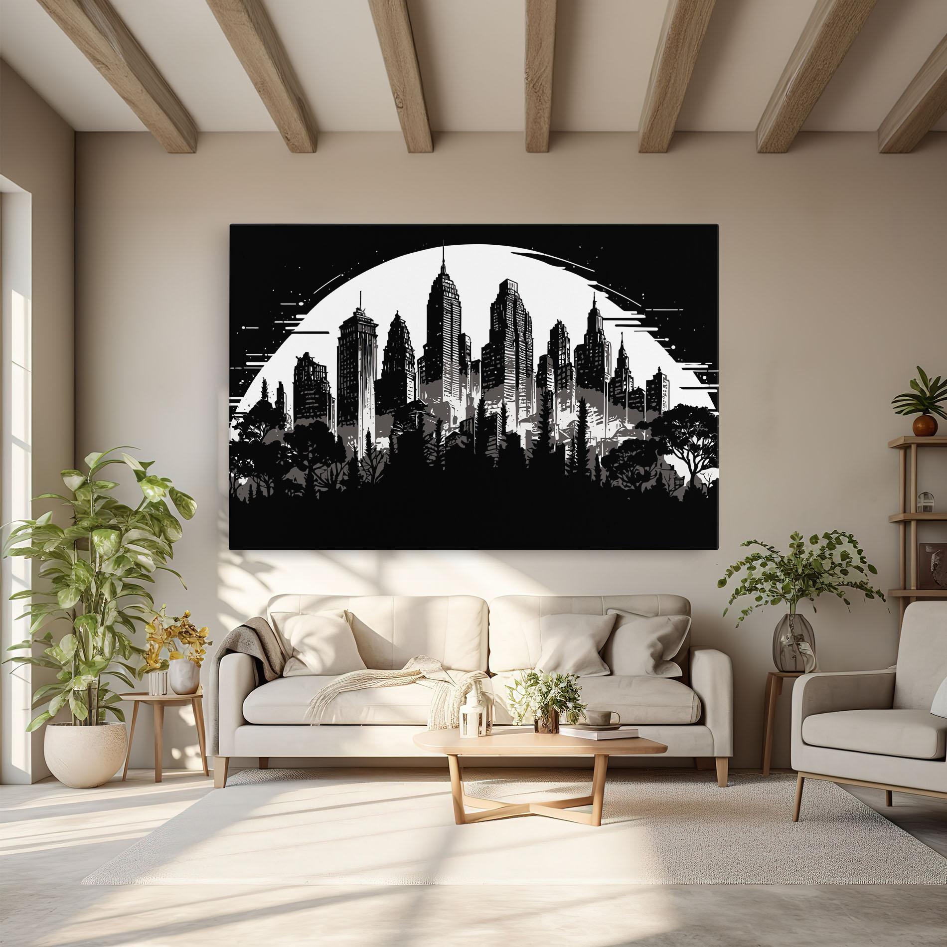 Tablou Canvas Australia Moon mockup 6