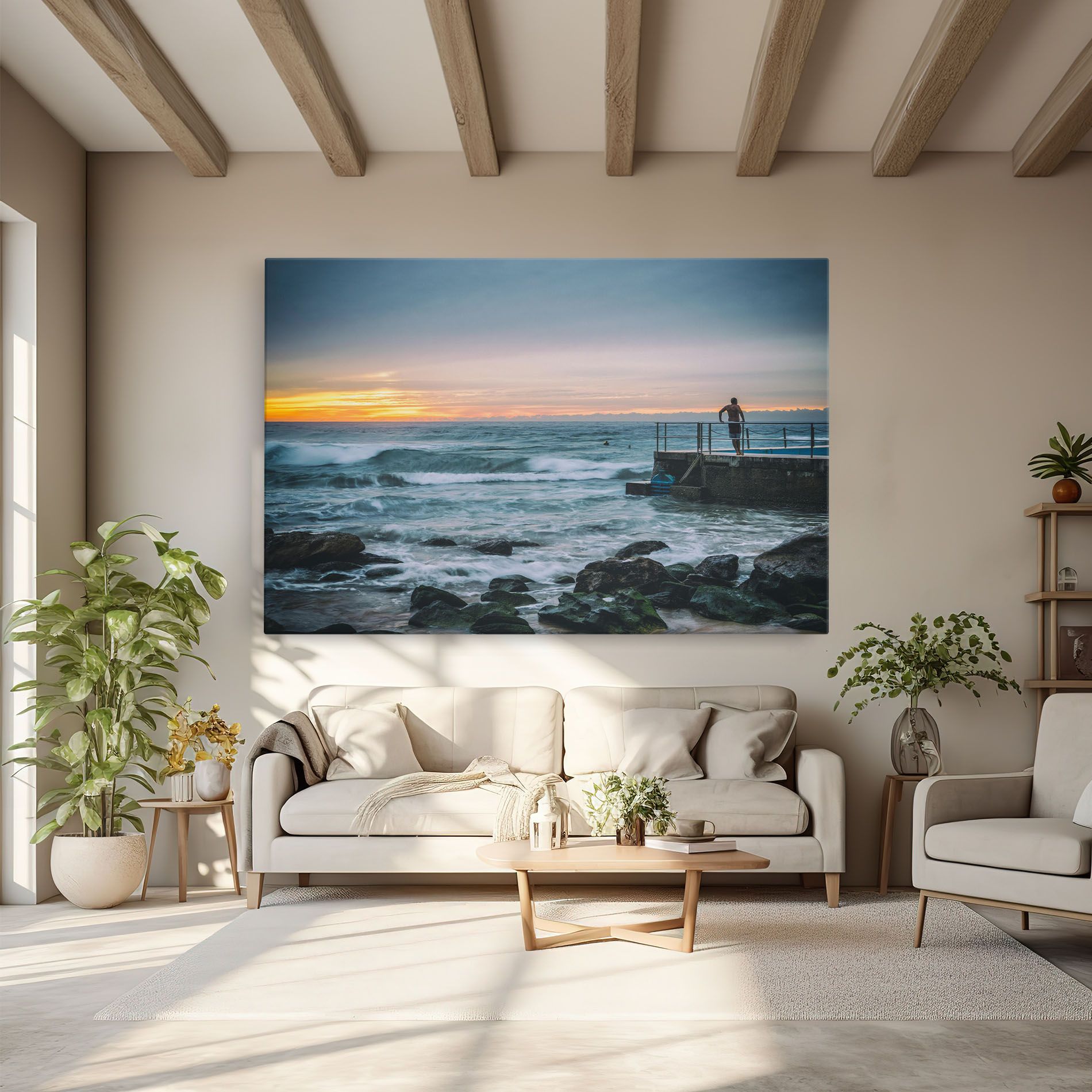 Bondi Beach Sunset mockup 6