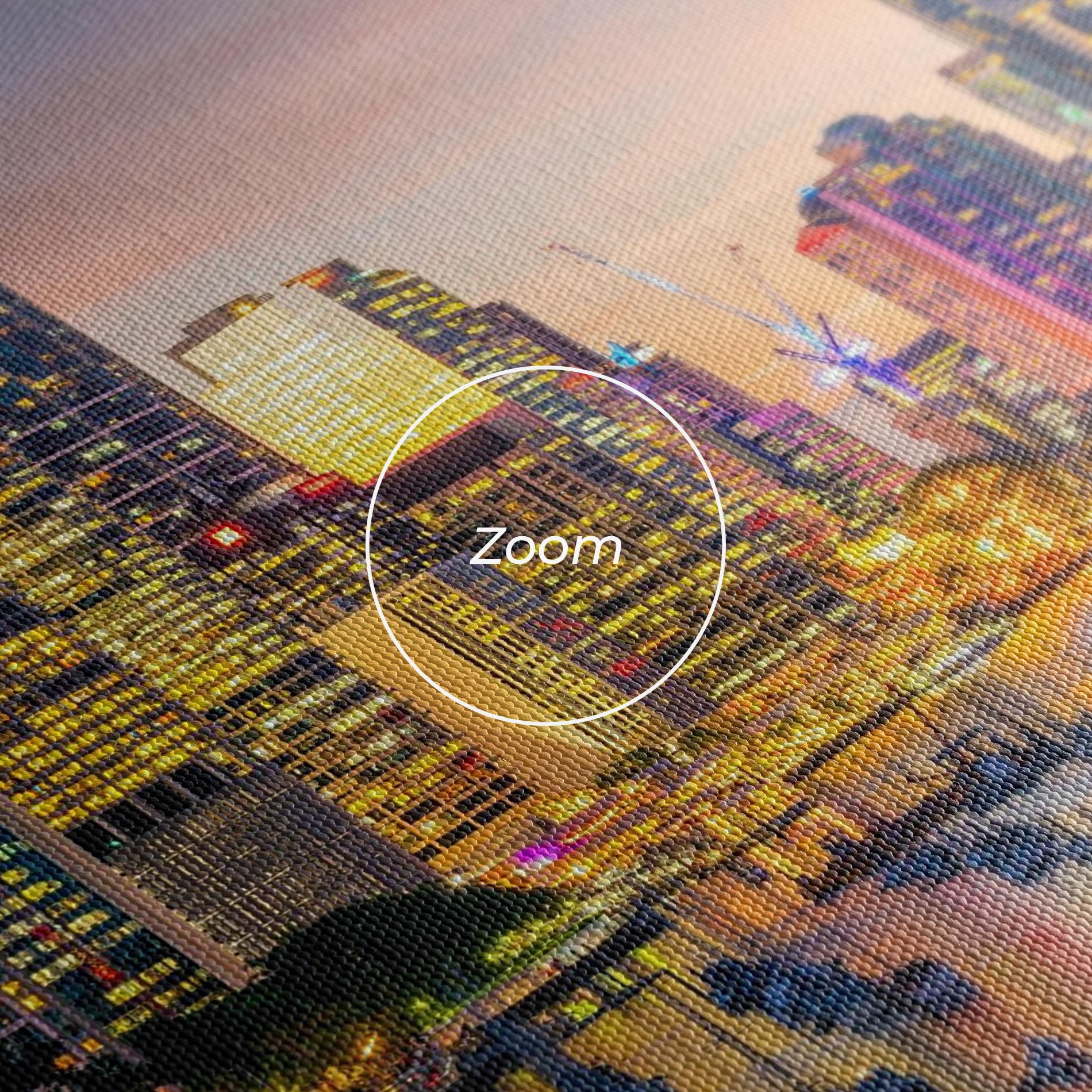 Tablou Canvas Brisbane City Skyline mockup 3