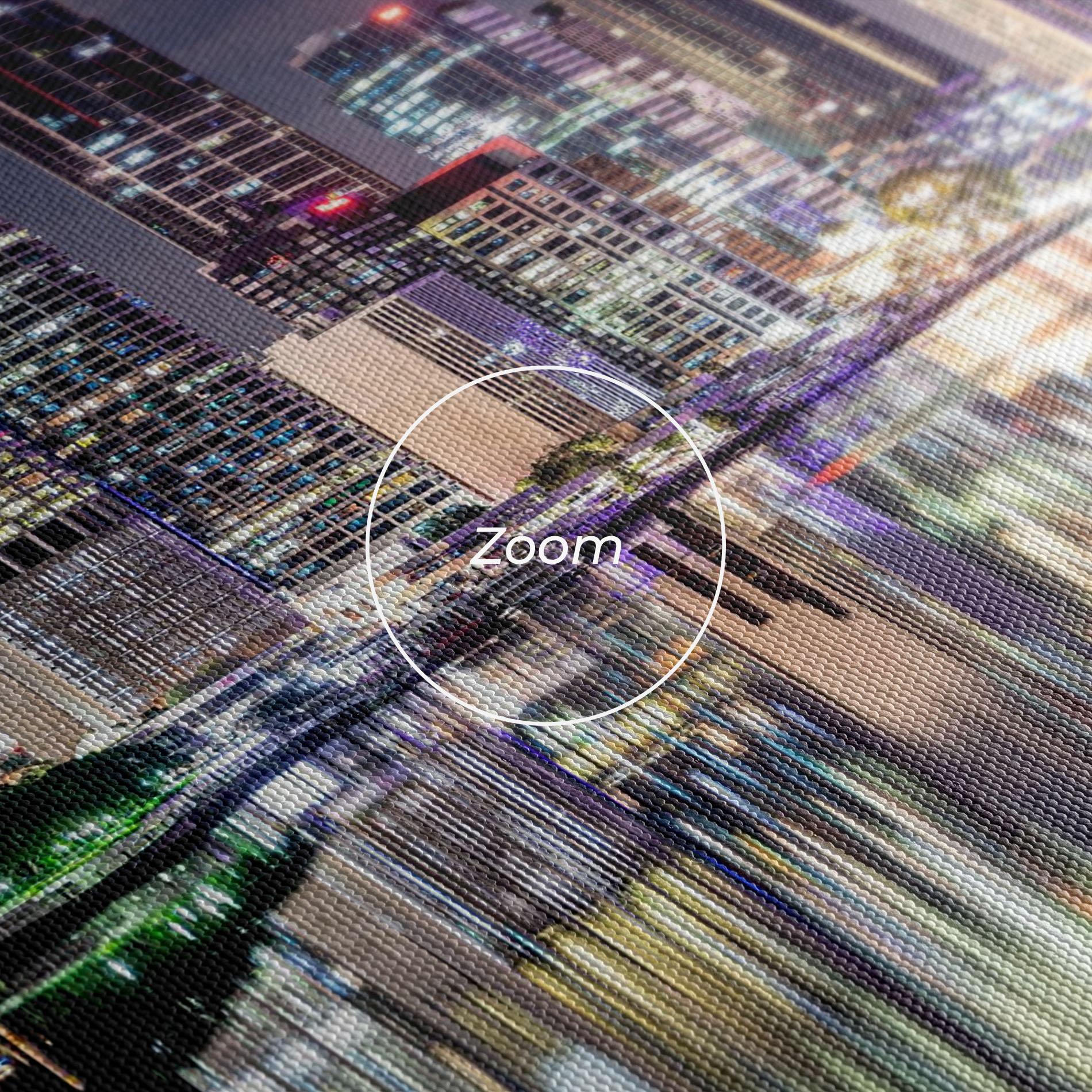 Tablou Canvas Brisbane Night mockup 3