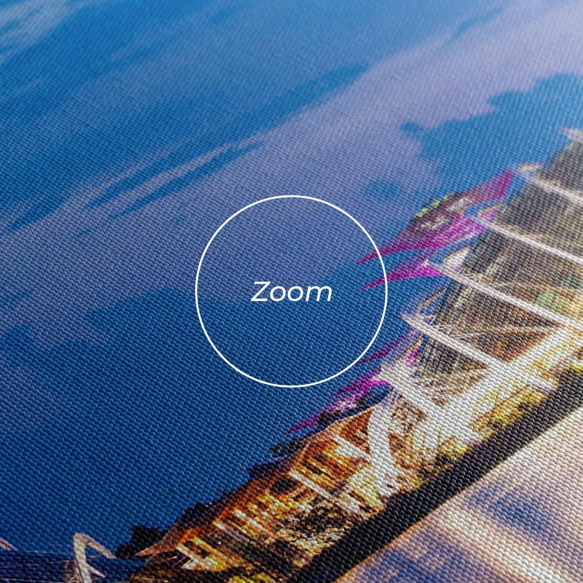 Tablou Canvas Singapore Blue Sunset mockup 3