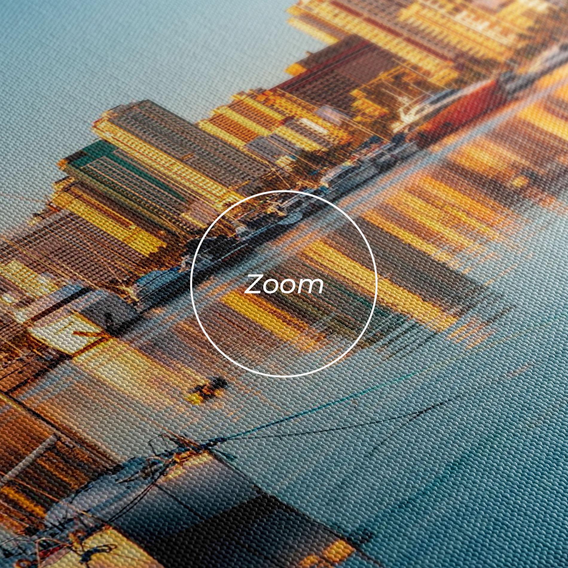 Tablou Canvas Skyscrapers Water mockup 3