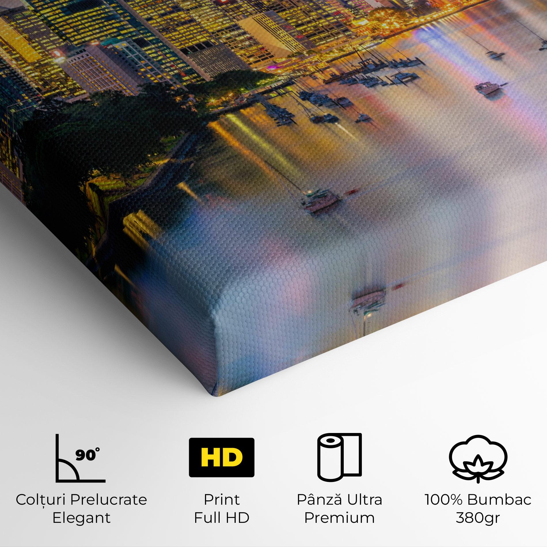 Tablou Canvas Brisbane City Skyline mockup 4