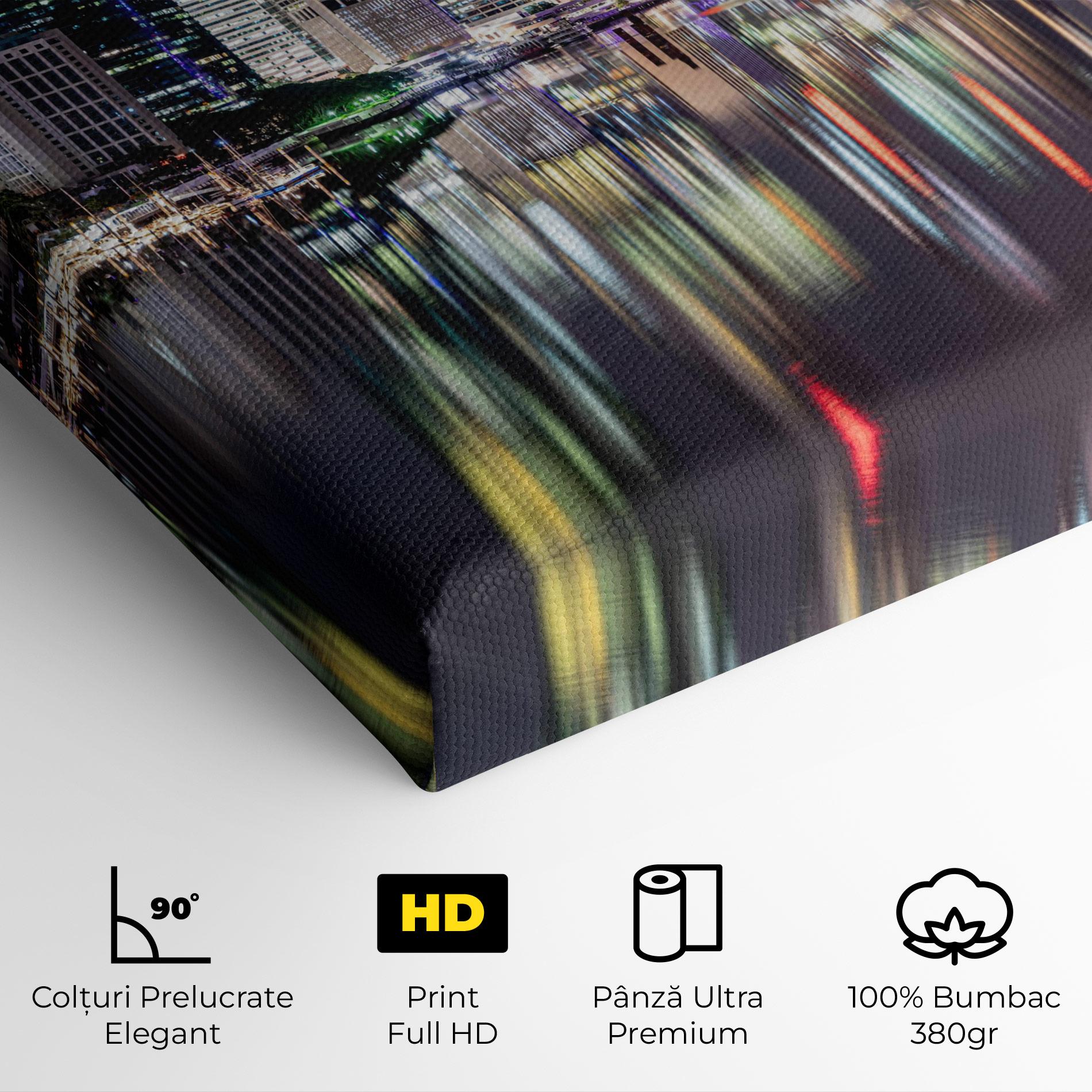 Tablou Canvas Brisbane Night mockup 4