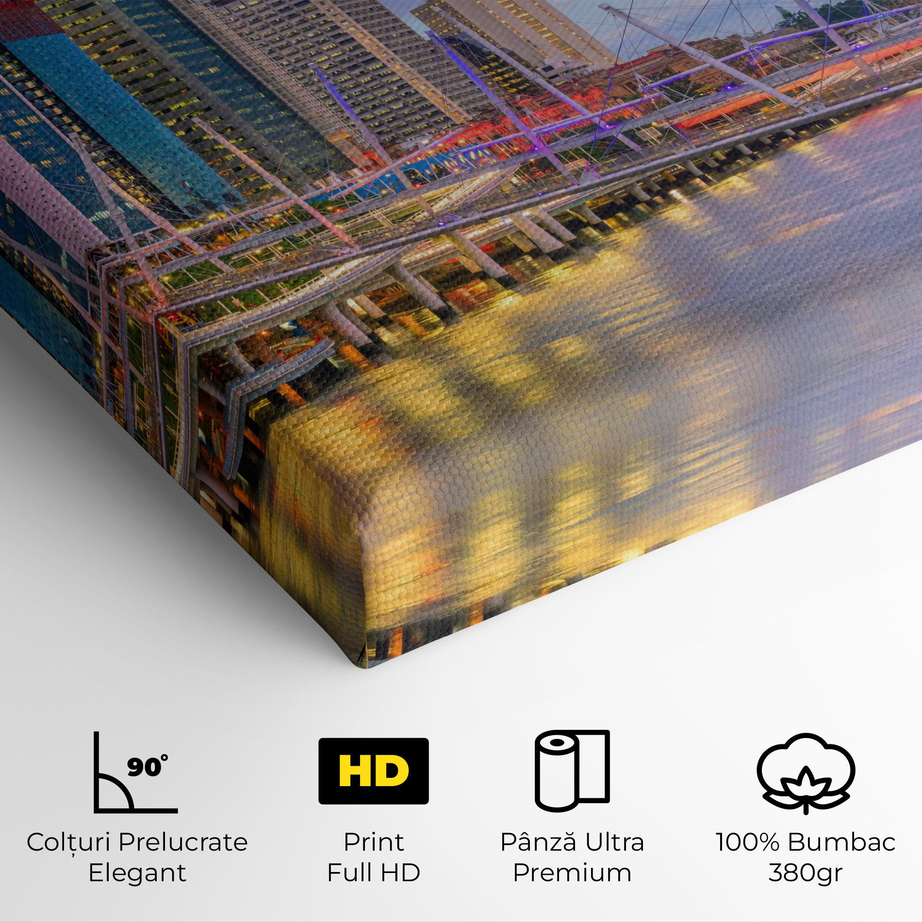 Tablou Canvas Brisbane River Australia mockup 4