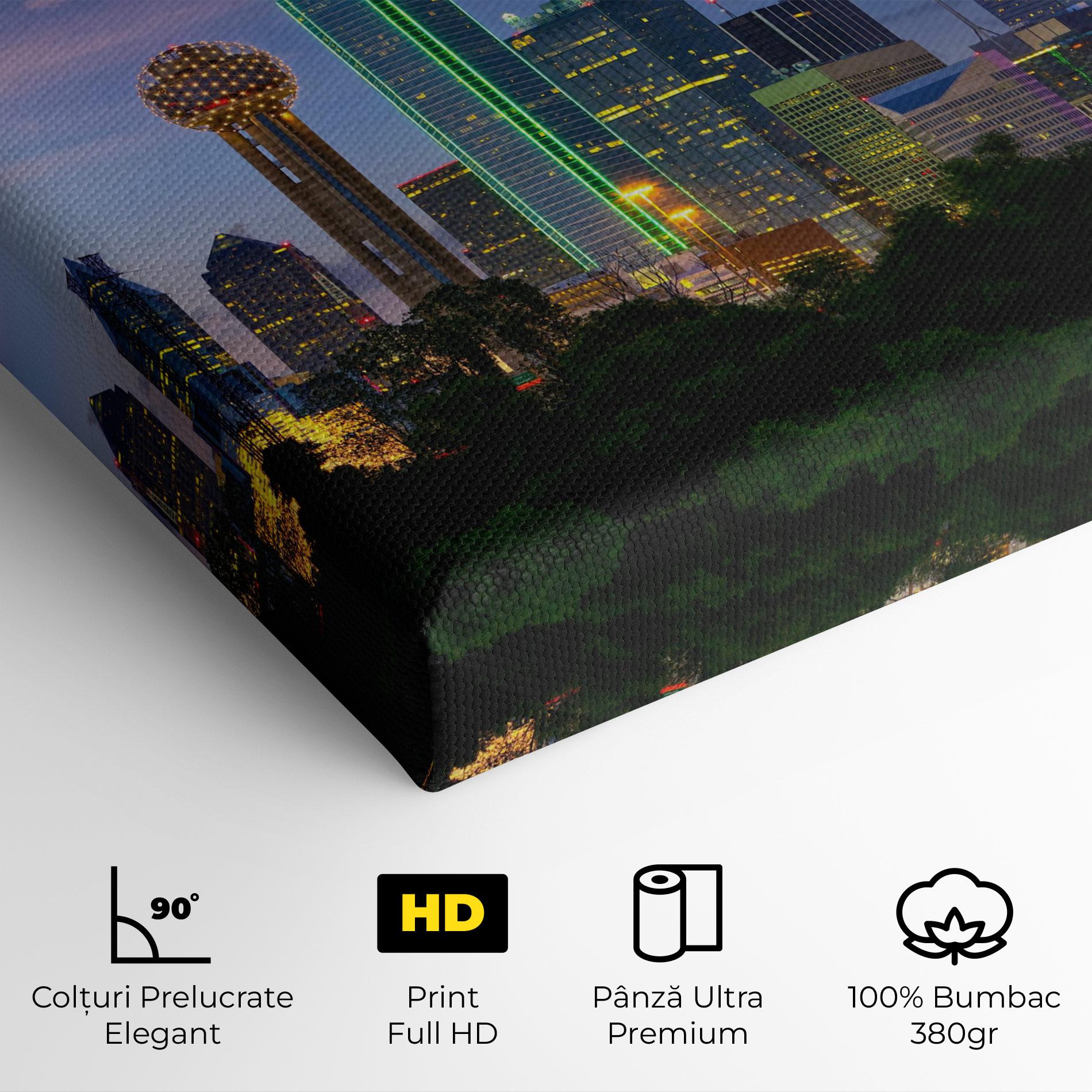 Tablou Canvas Dallas Dusk mockup 4