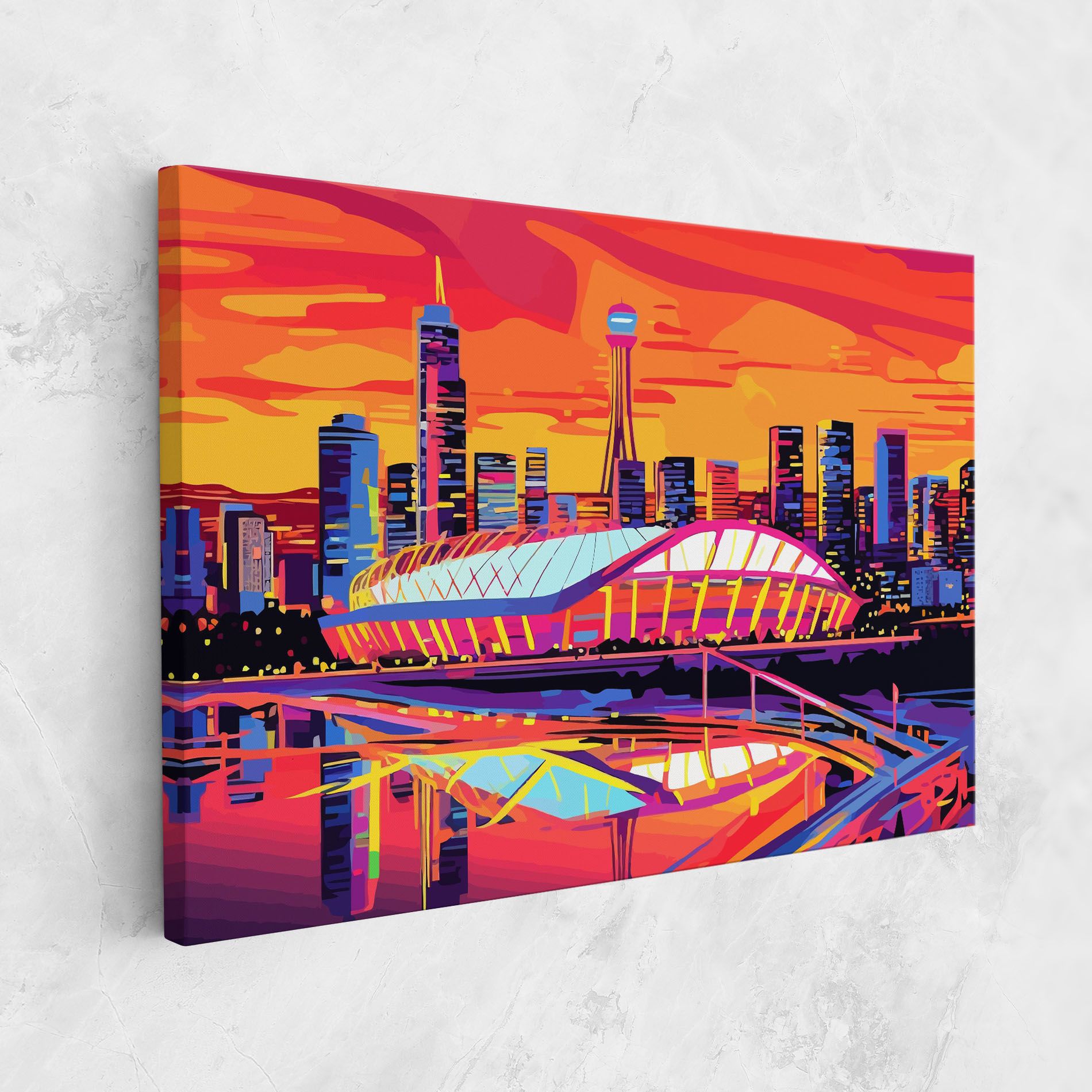 Australian Orange Sunset mockup 1