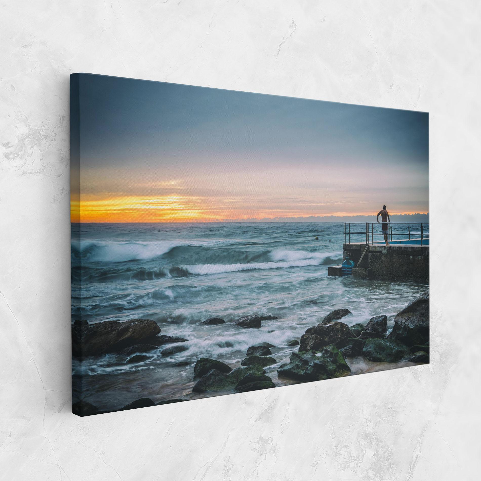 Tablou Canvas Bondi Beach Sunset mockup 1