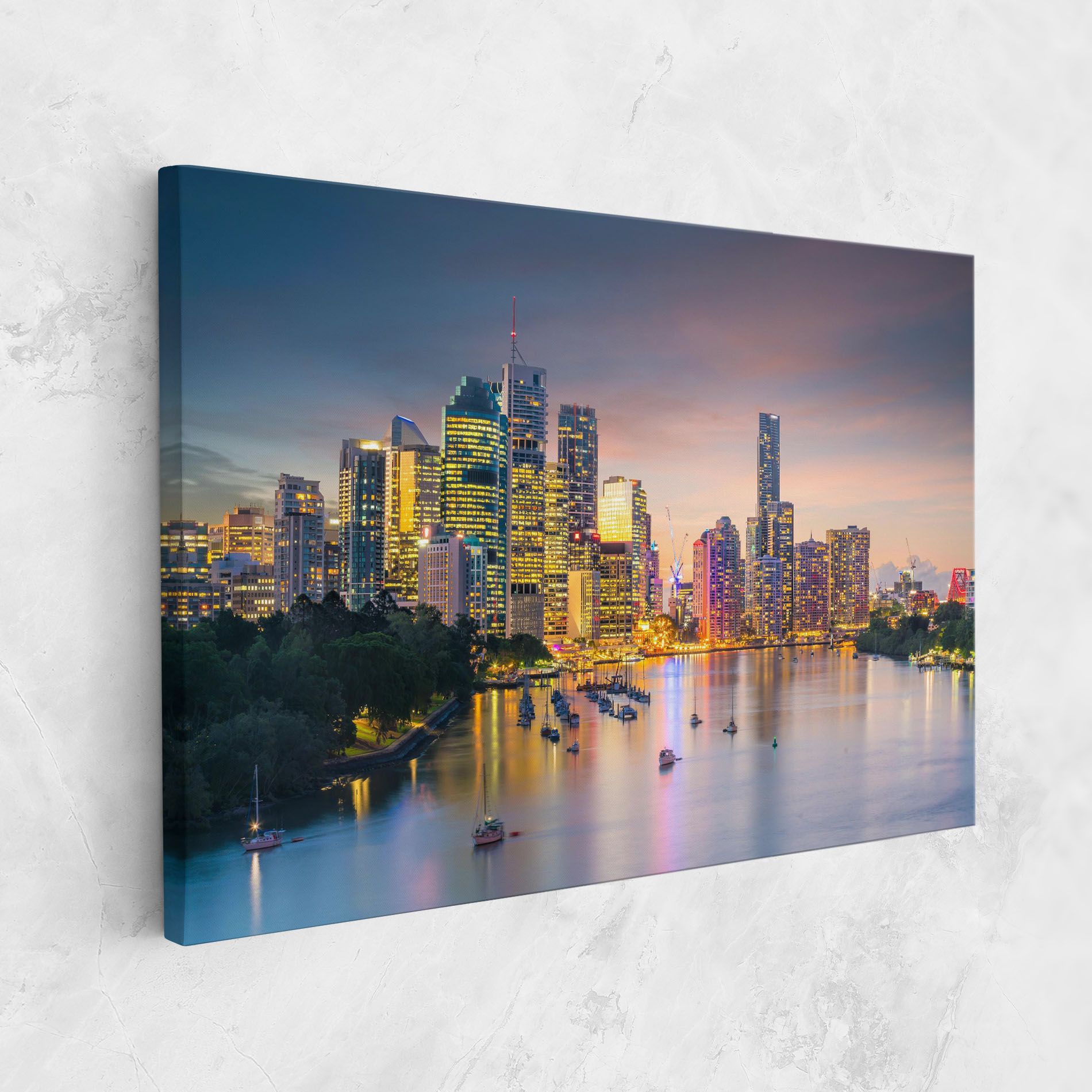 Brisbane City Skyline mockup 1