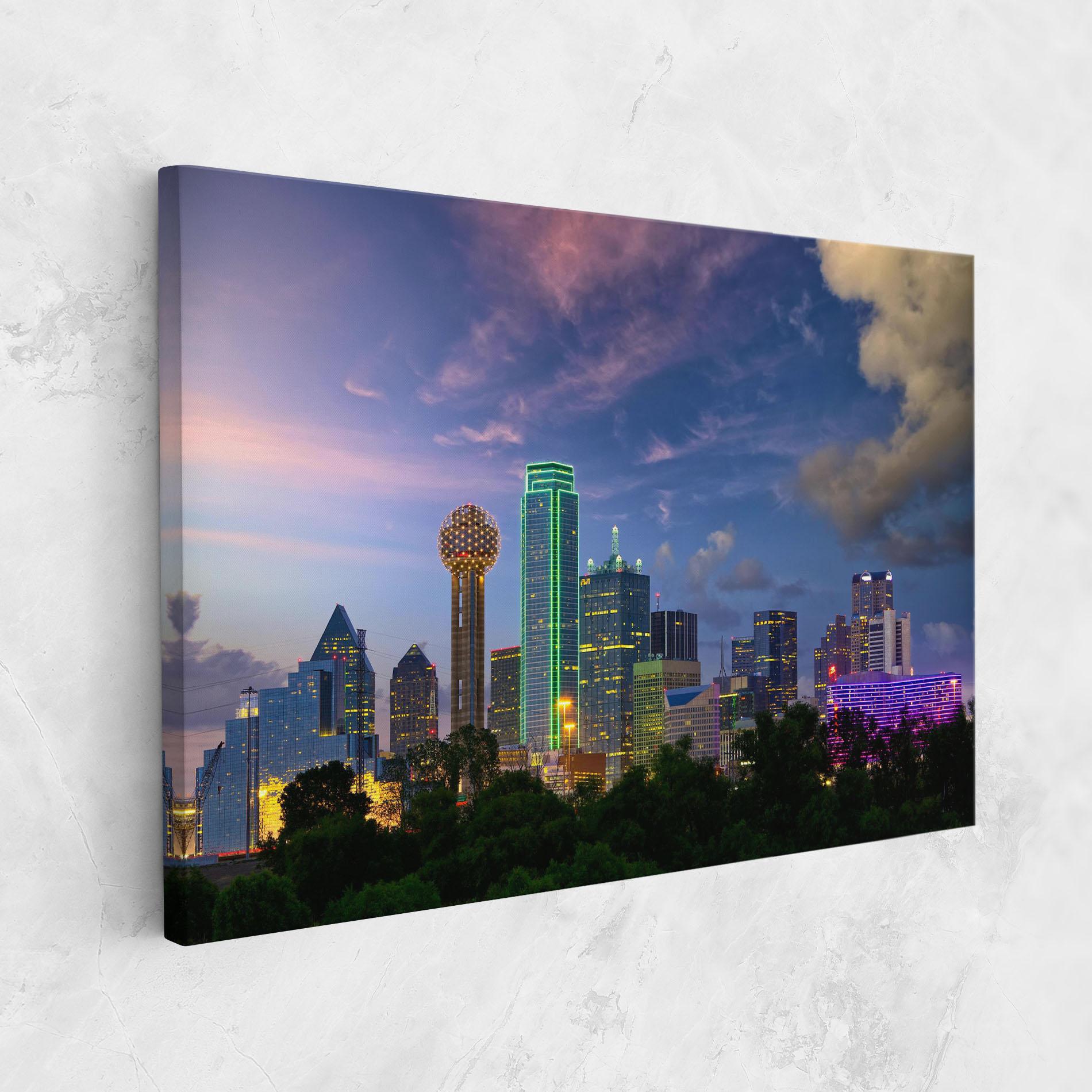 Tablou Canvas Dallas Dusk mockup 1
