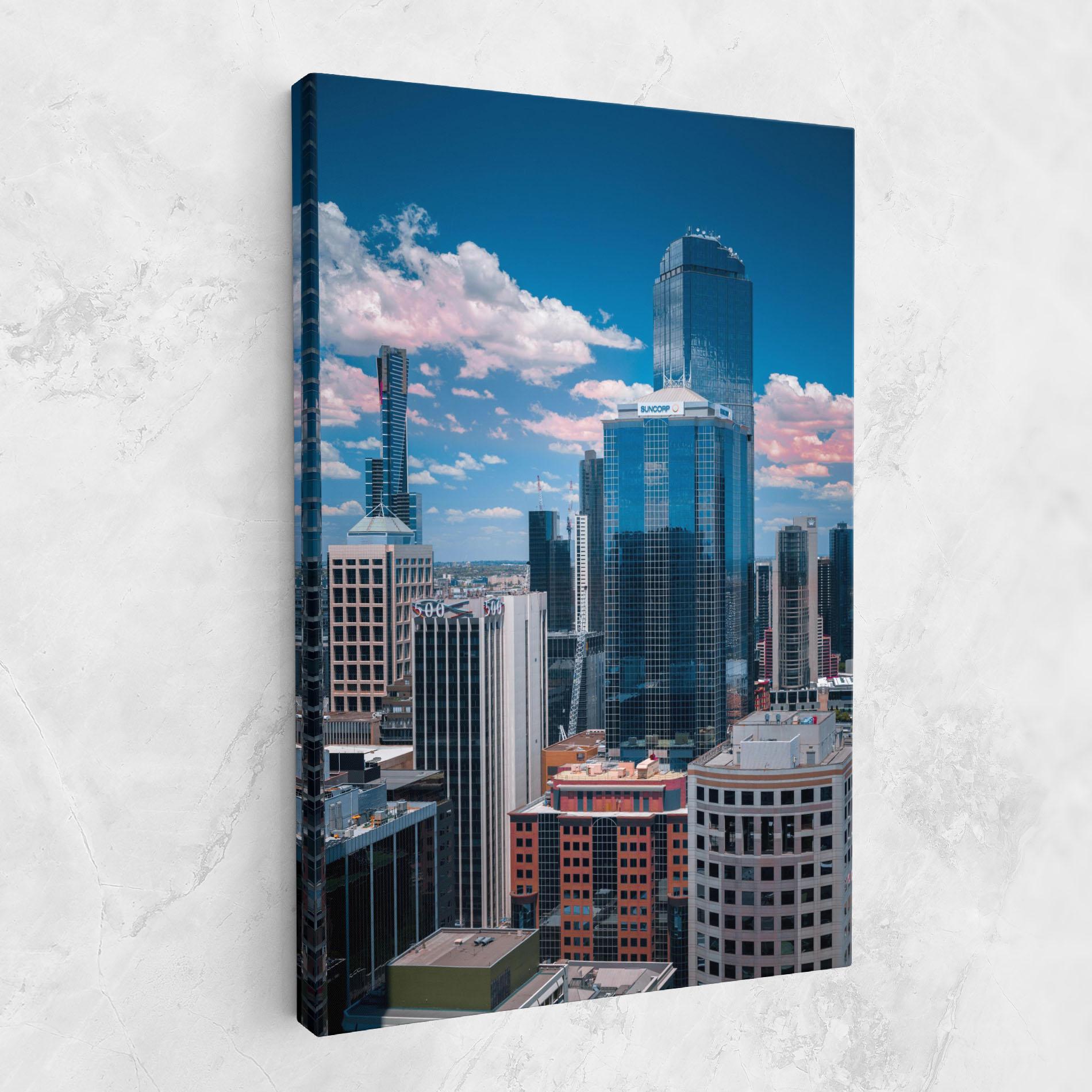 Tablou Canvas Skyscrapert View mockup 1