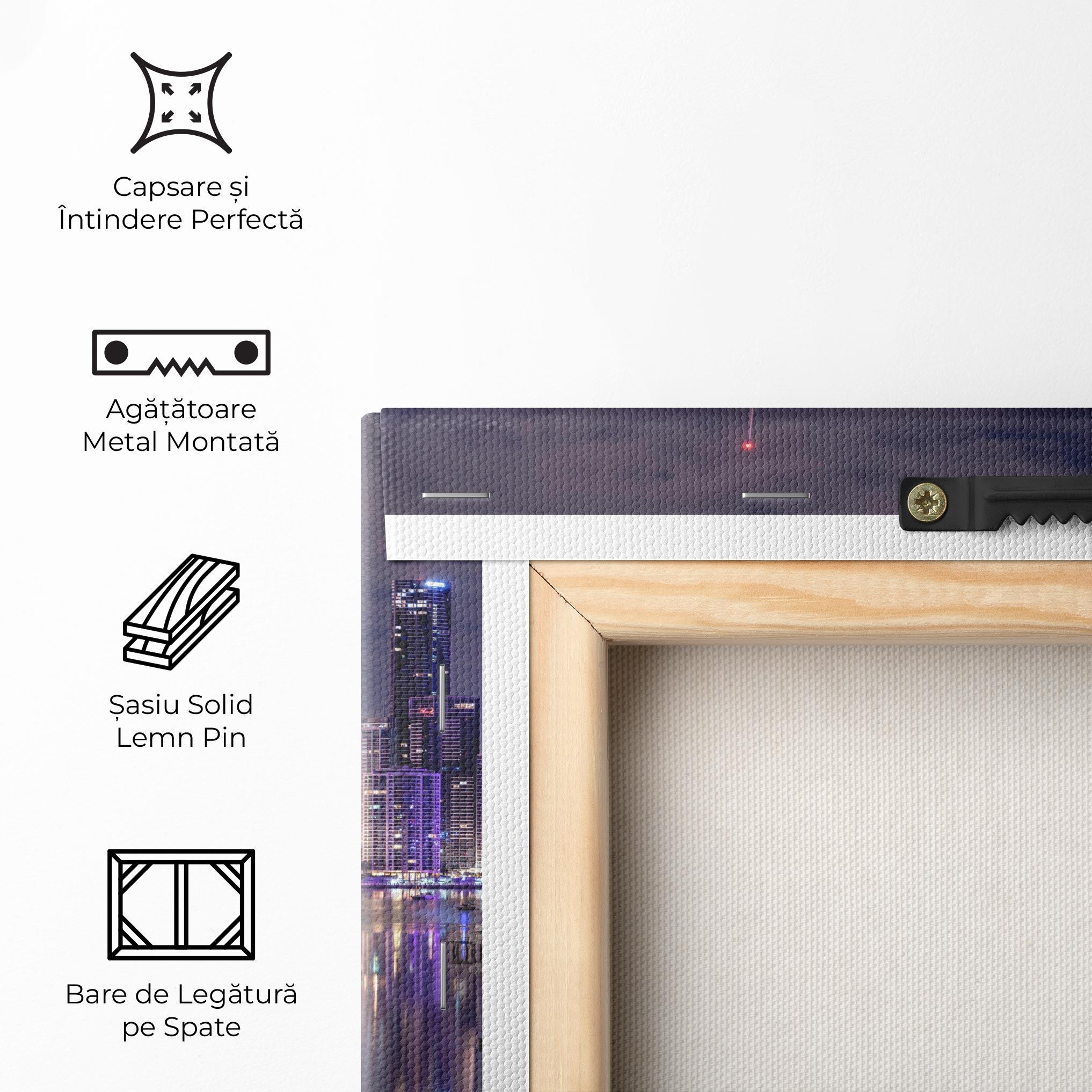 Tablou Canvas Brisbane Night mockup 5