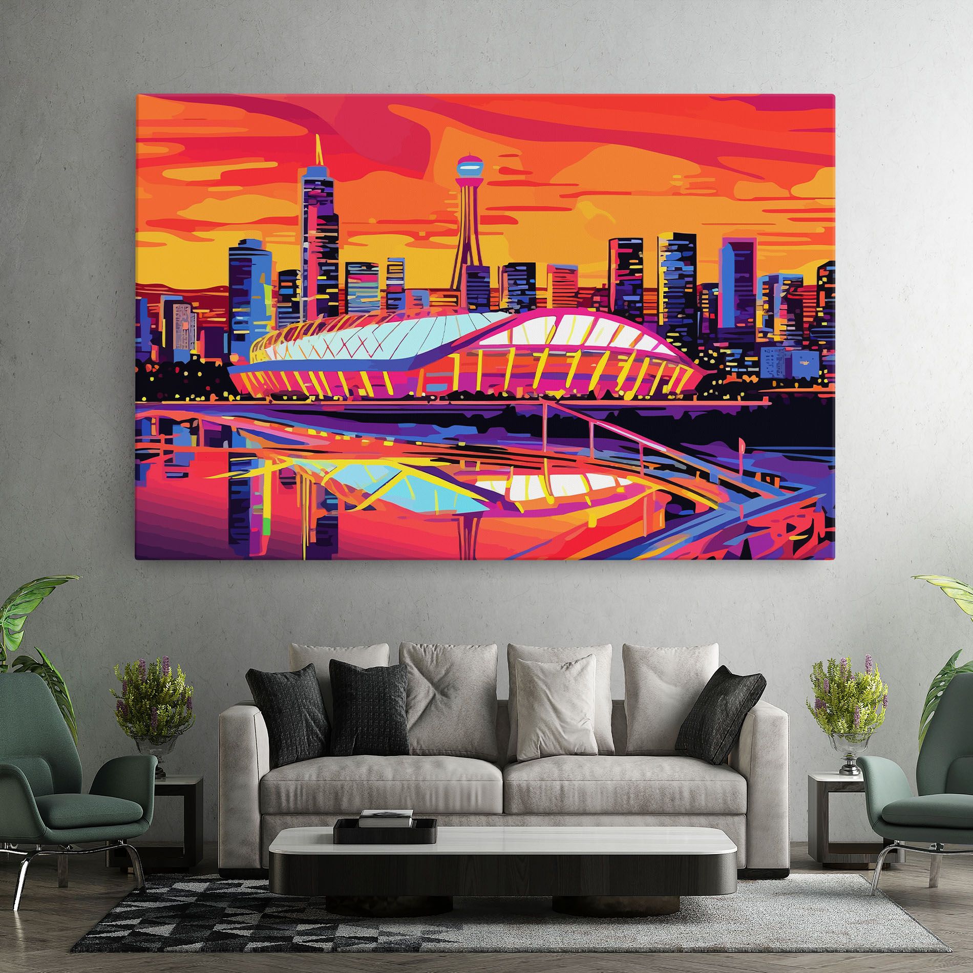 Australian Orange Sunset mockup 7