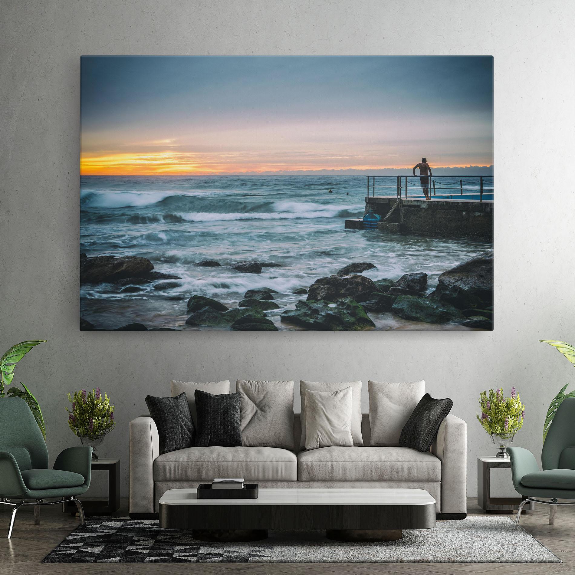 Tablou Canvas Bondi Beach Sunset mockup 7