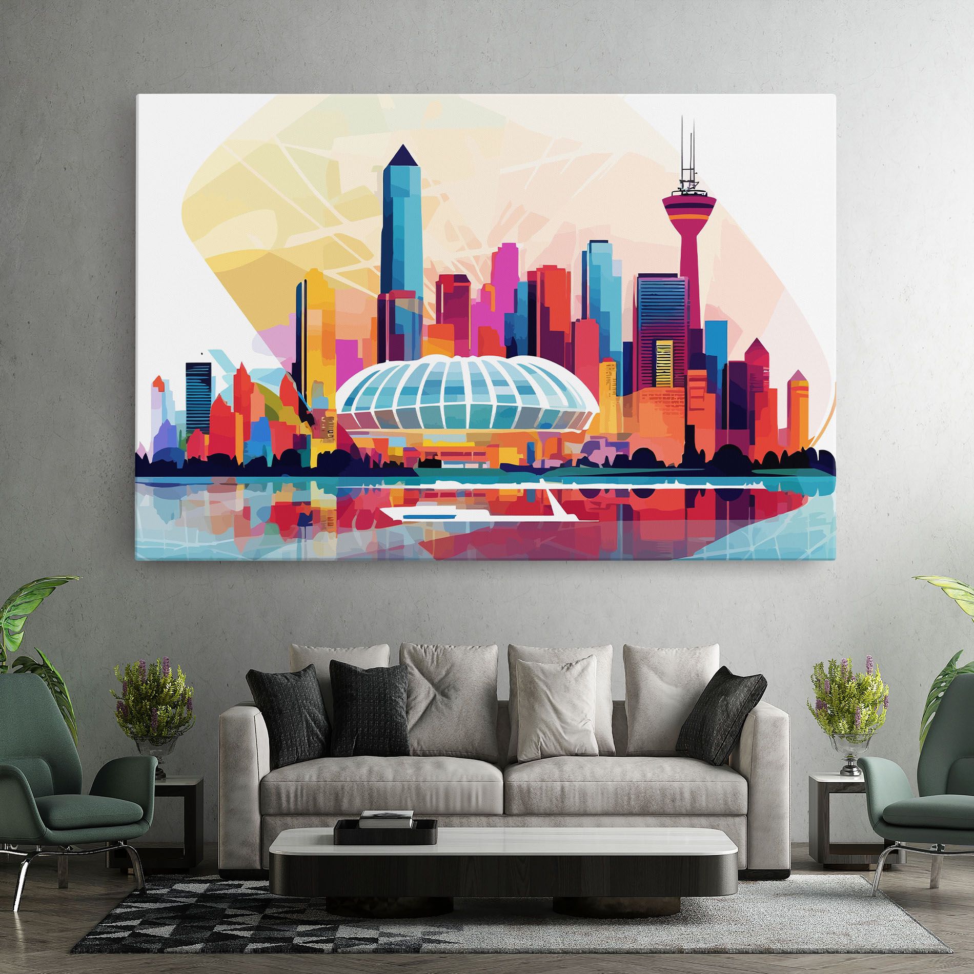 Olympic Stadium Color mockup 7