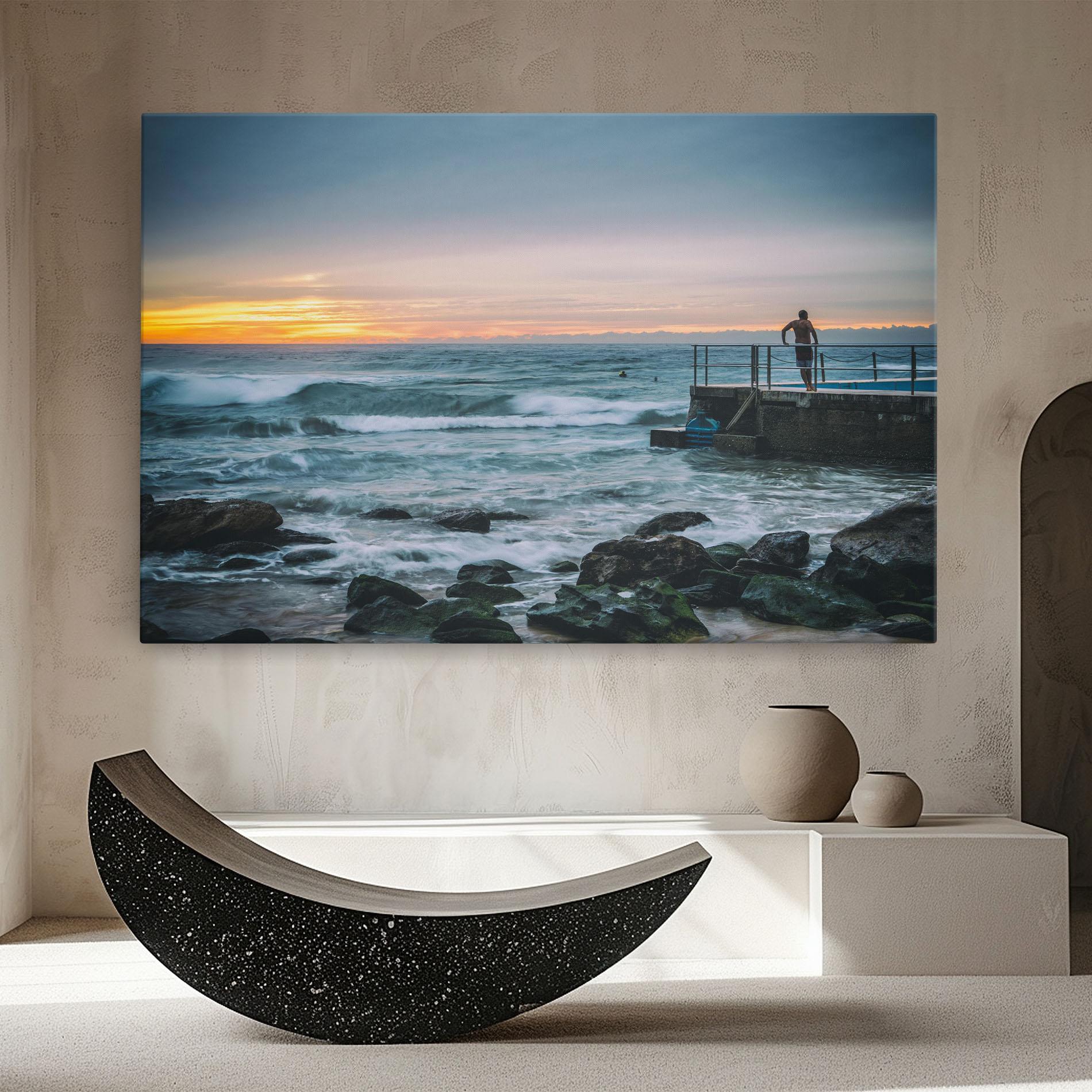 Tablou Canvas Bondi Beach Sunset mockup 8