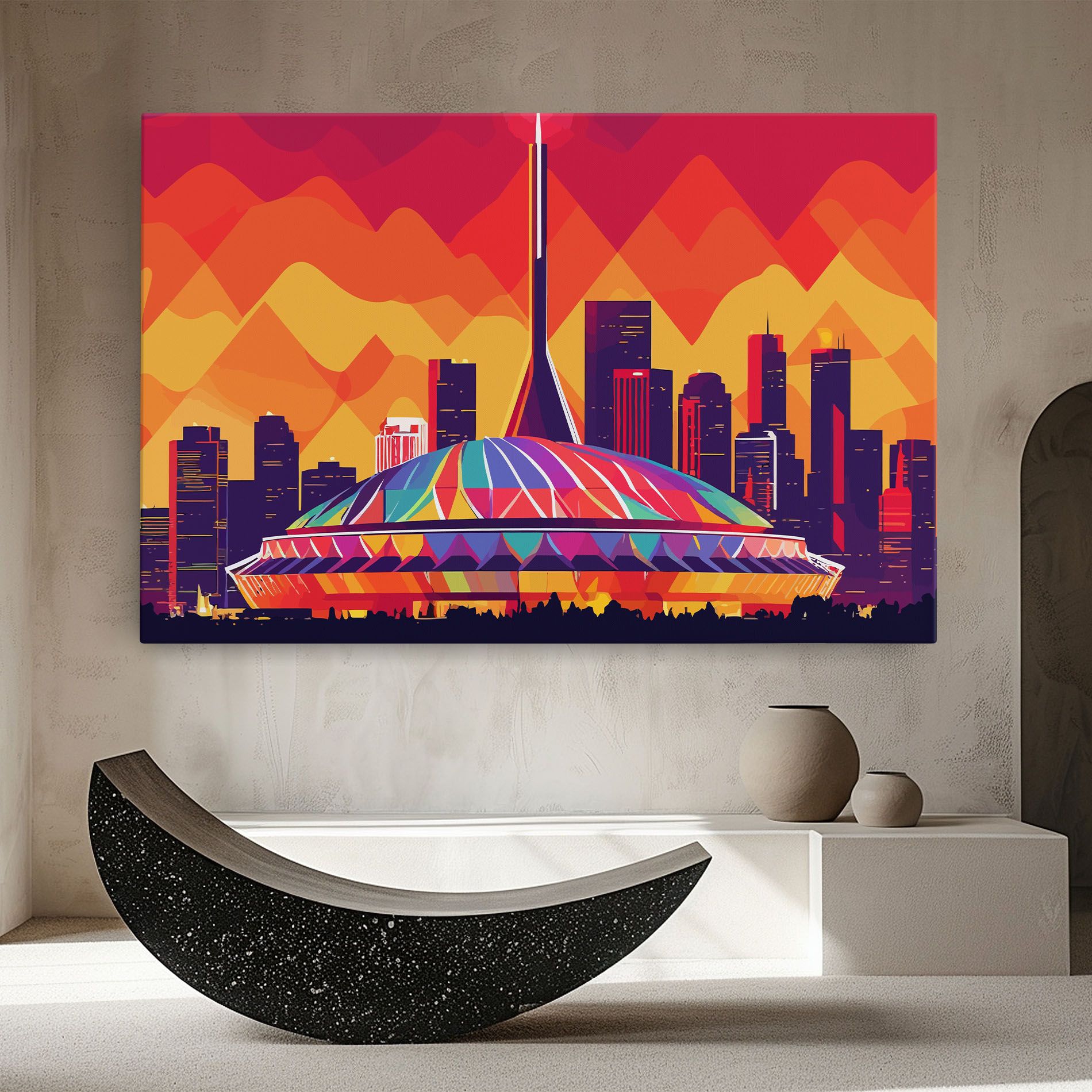 Olympic Stadium mockup 8