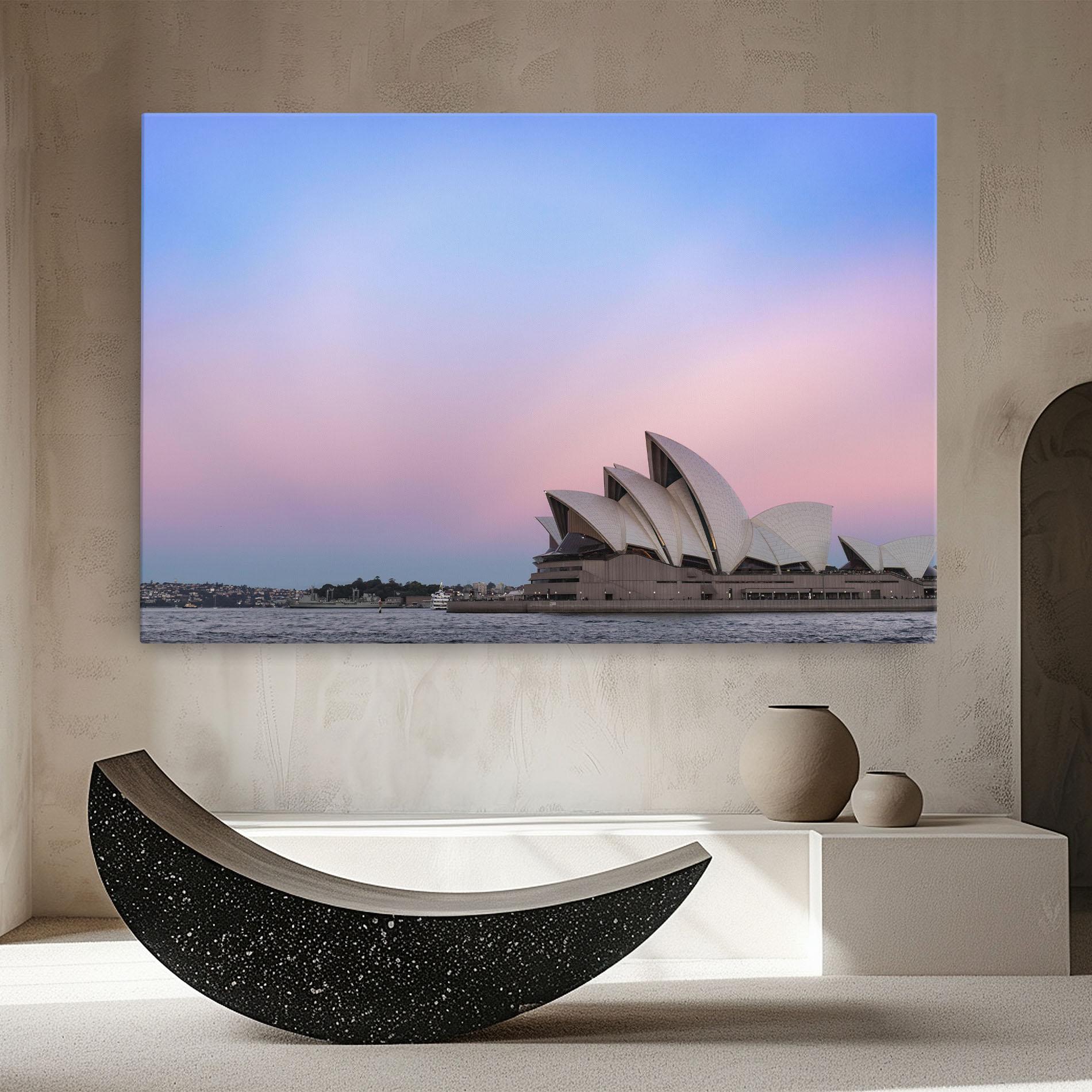 Tablou Canvas Sydney Purple Sky mockup 8