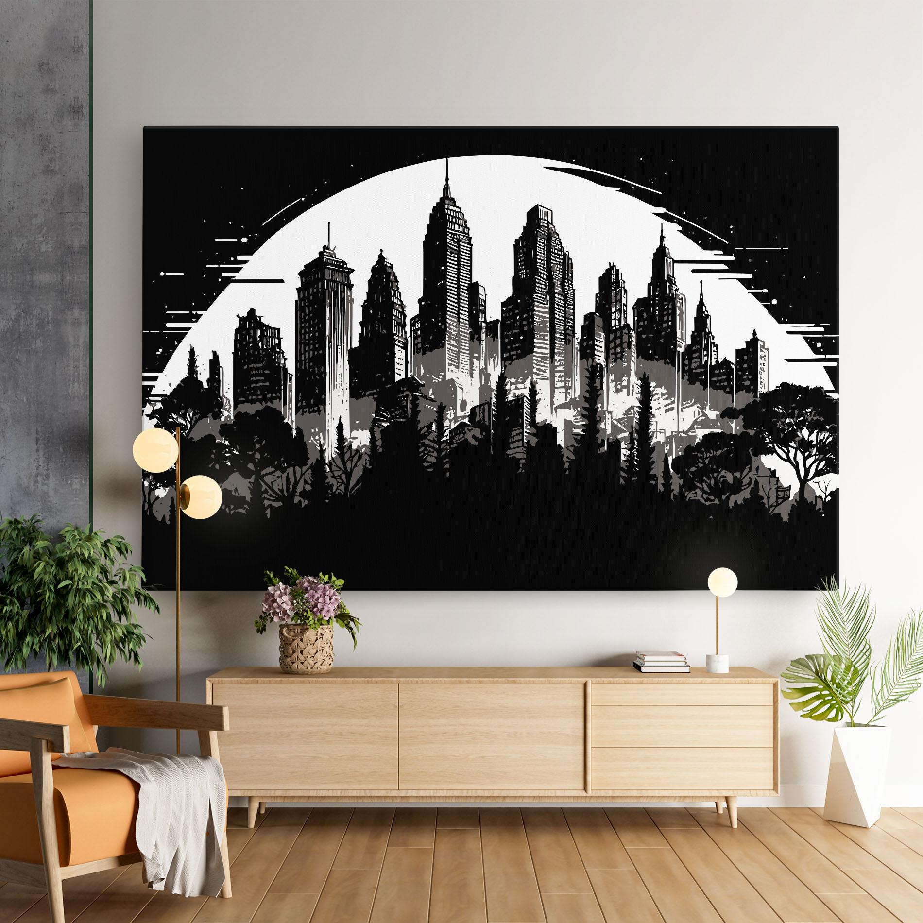 Tablou Canvas Australia Moon mockup 9