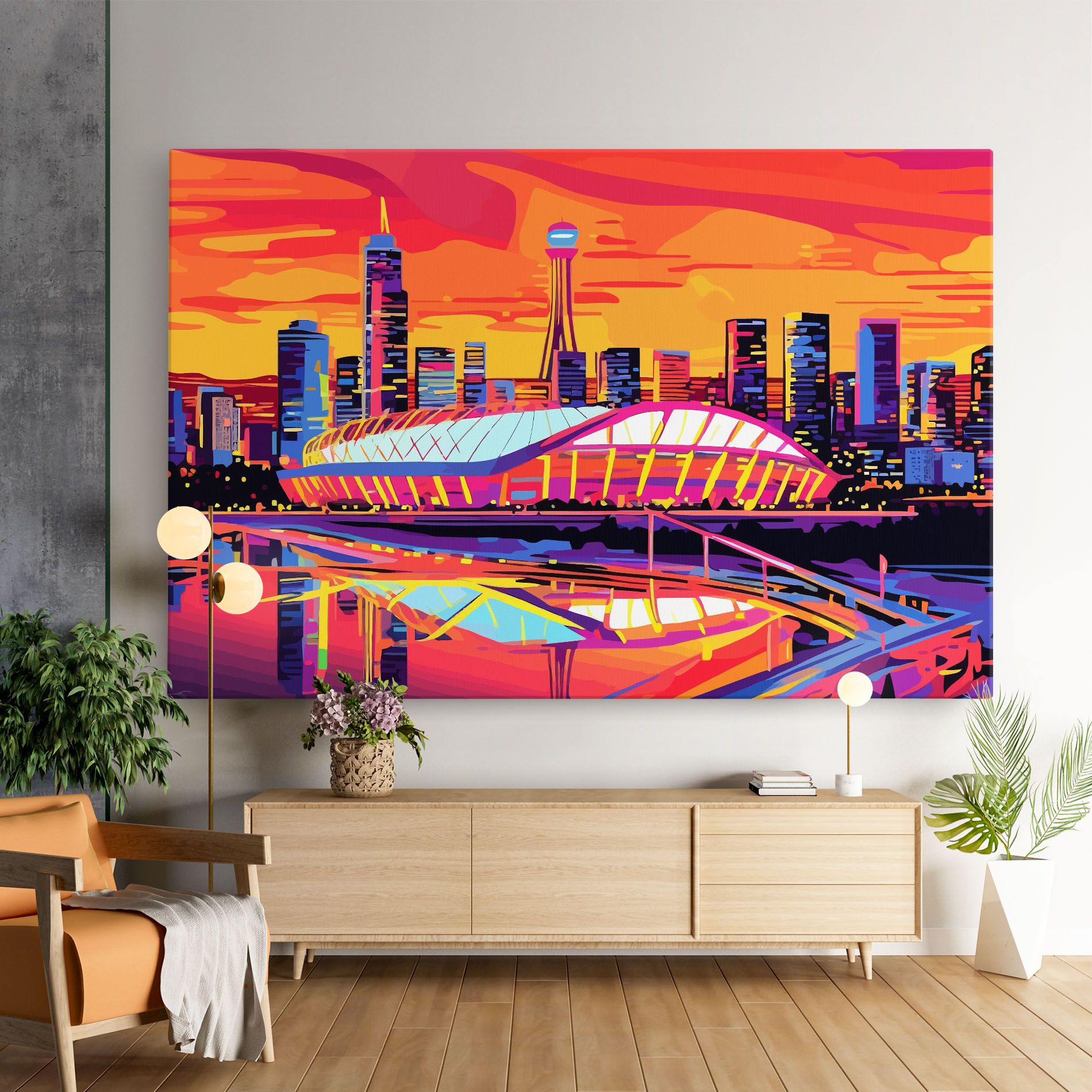 Australian Orange Sunset mockup 9
