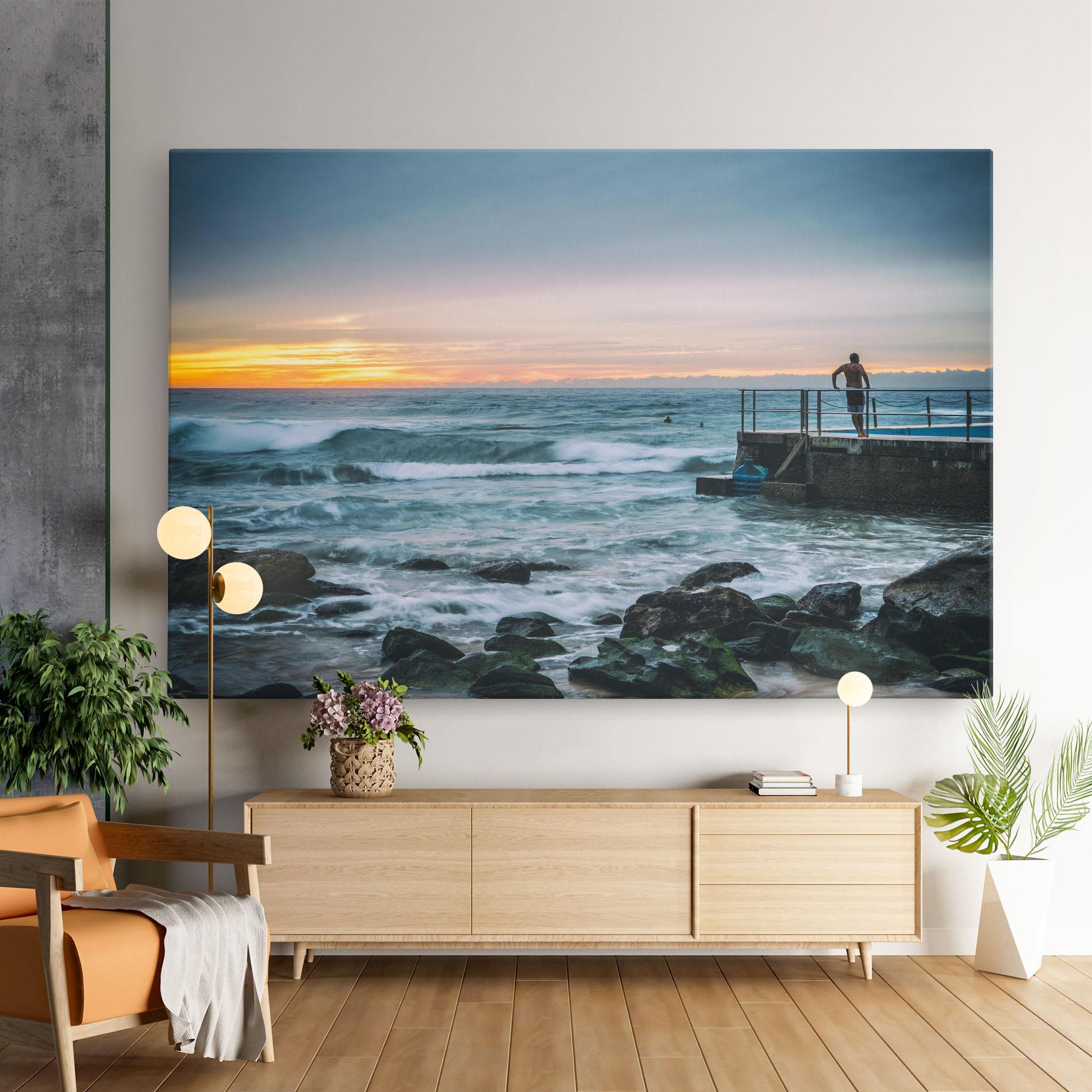 Tablou Canvas Bondi Beach Sunset mockup 9