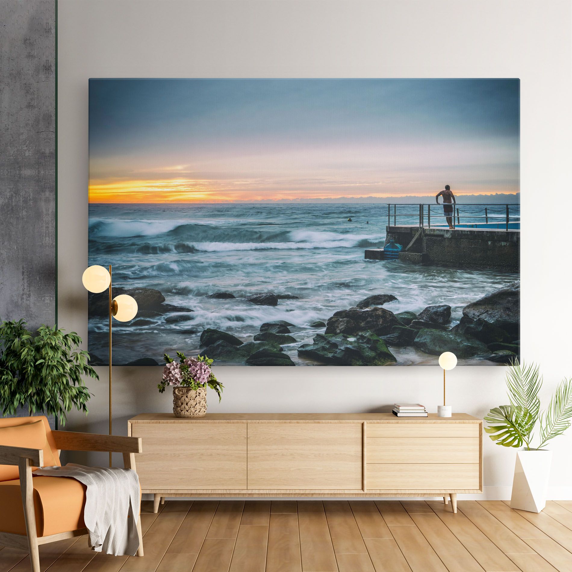 Bondi Beach Sunset mockup 9