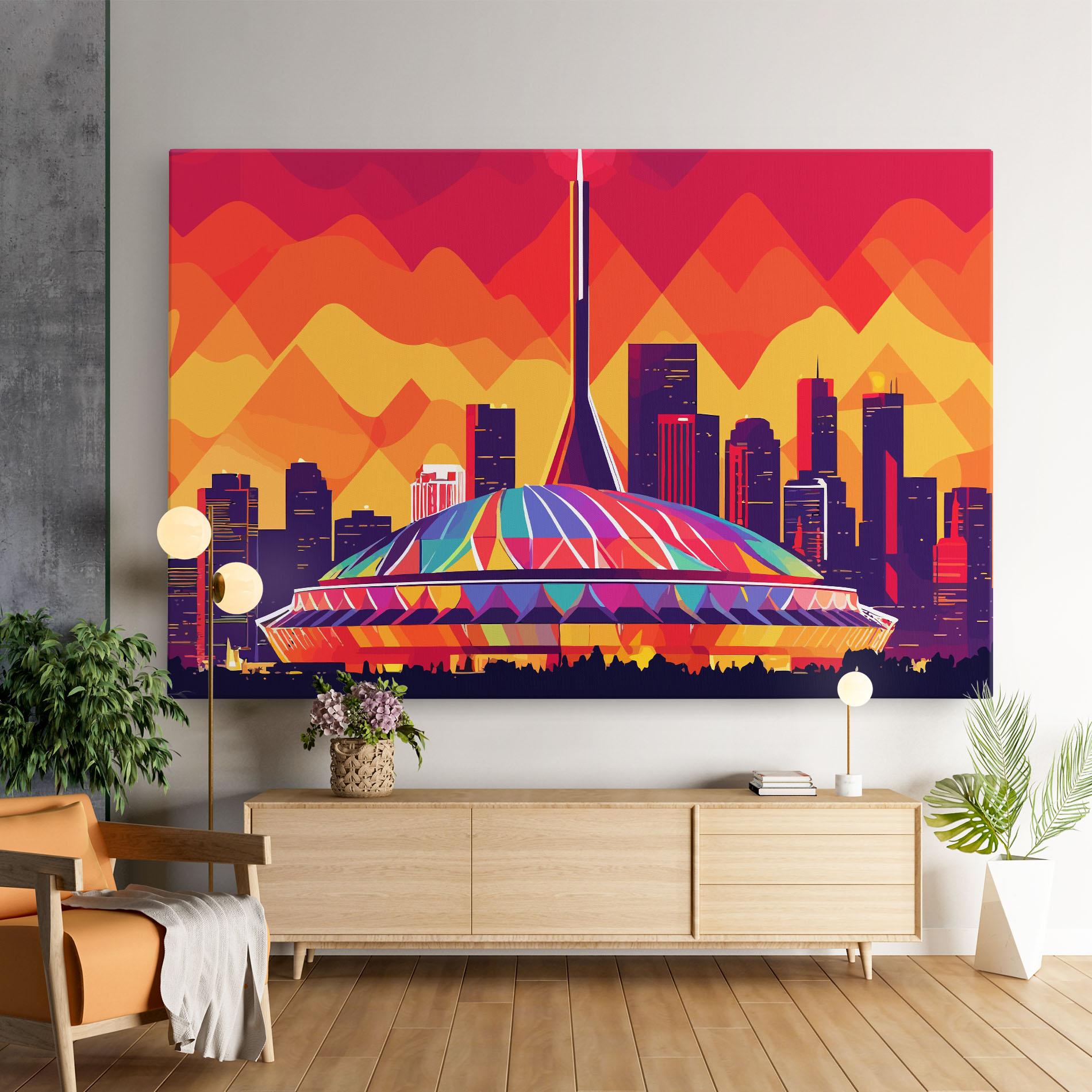 Tablou Canvas Olympic Stadium mockup 9