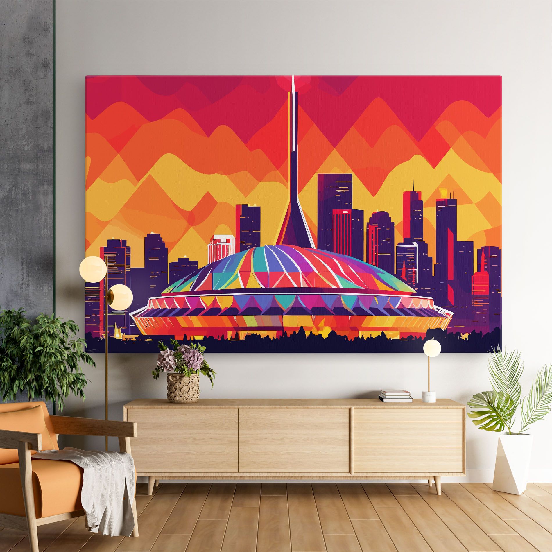 Olympic Stadium mockup 9