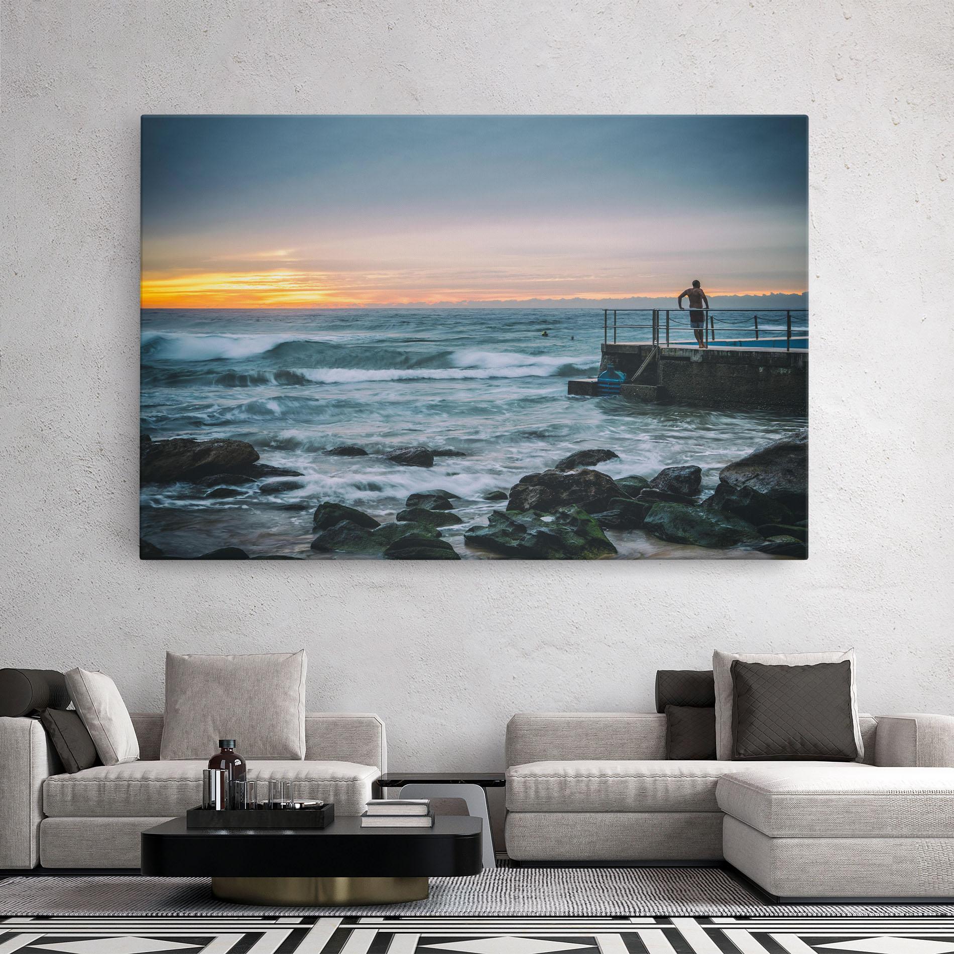 Tablou Canvas Bondi Beach Sunset mockup 2