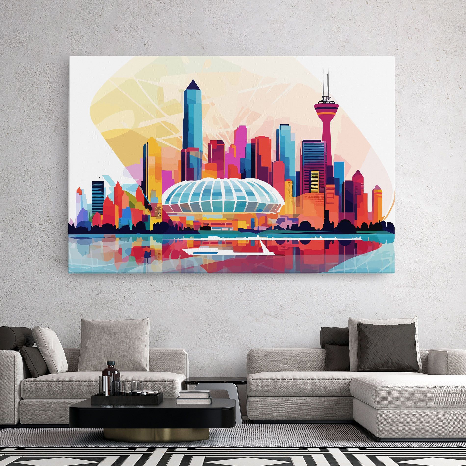 Olympic Stadium Color mockup 2