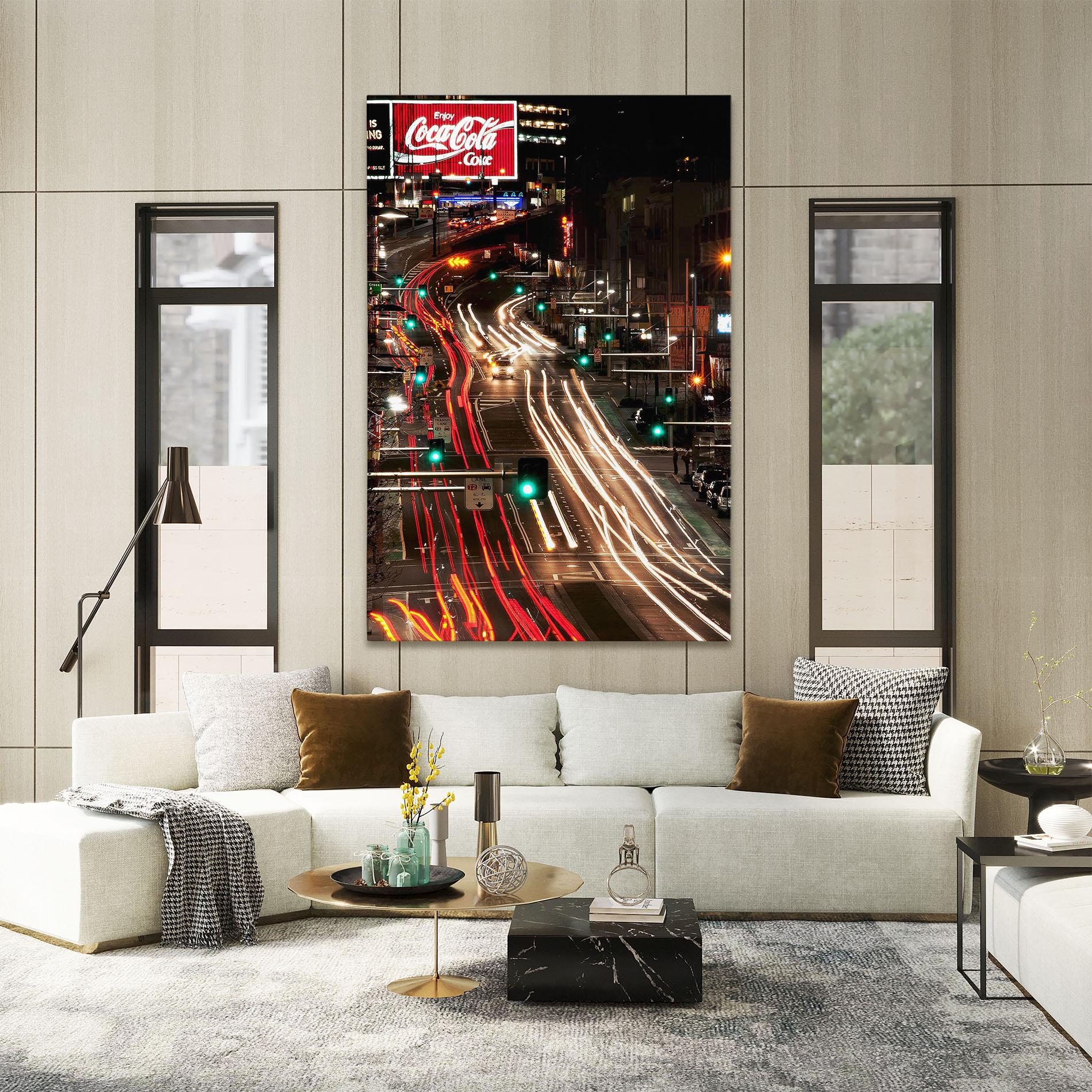 Tablou Canvas Car Light Road mockup 2