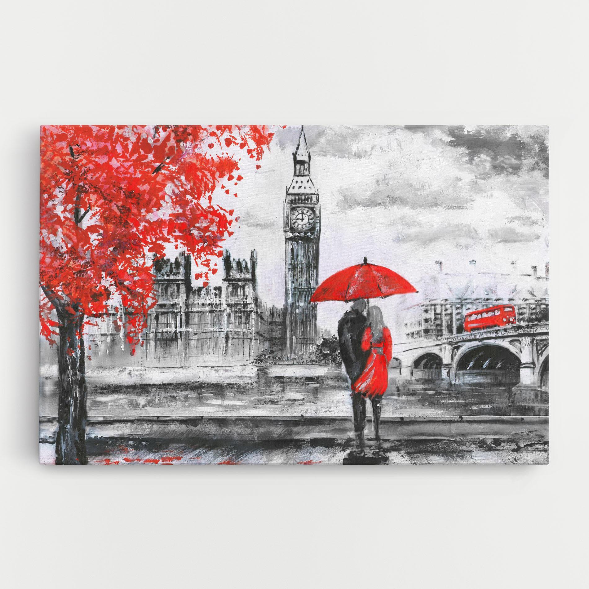 Tablou Canvas London Love mockup 0