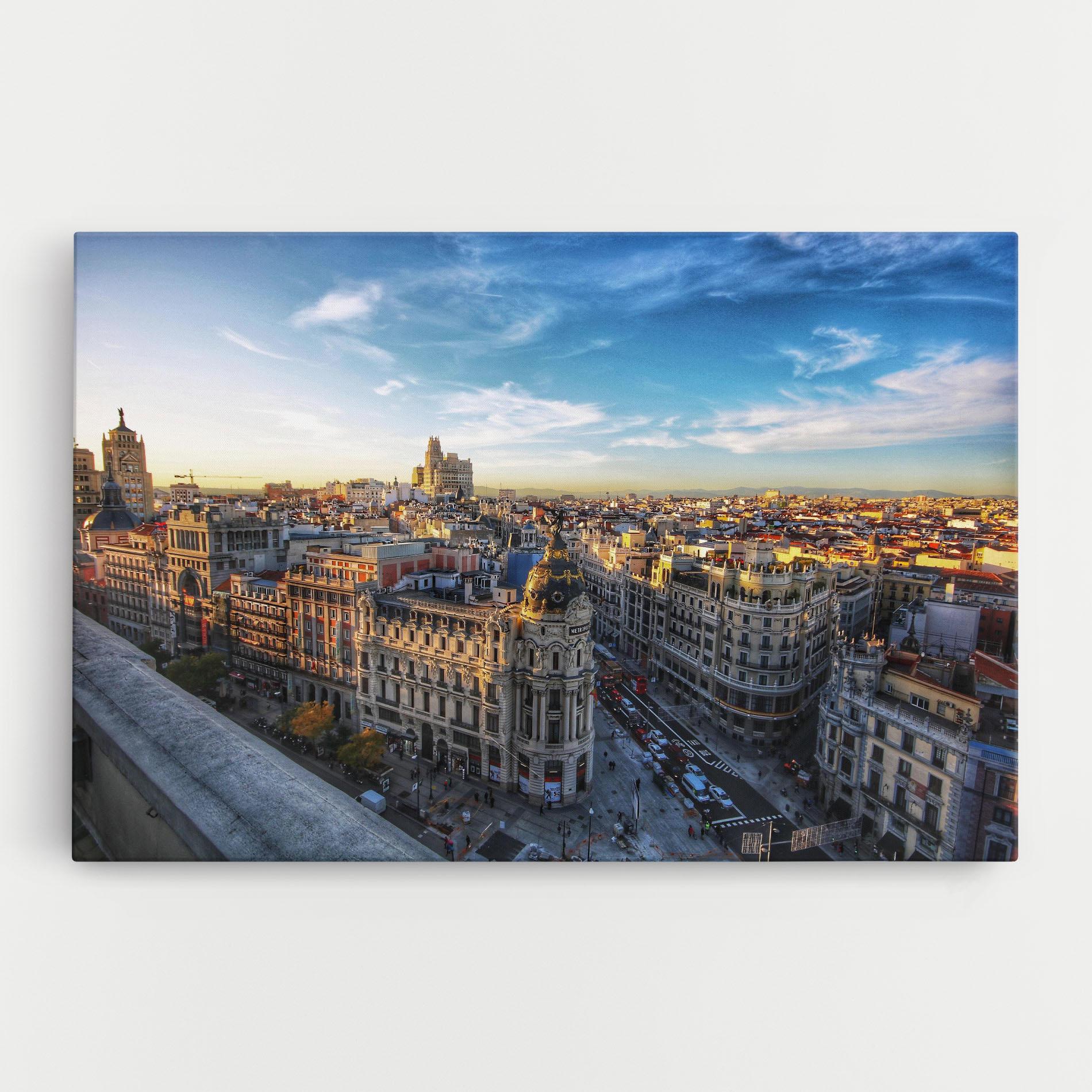 Tablou Canvas Madrid View mockup 0