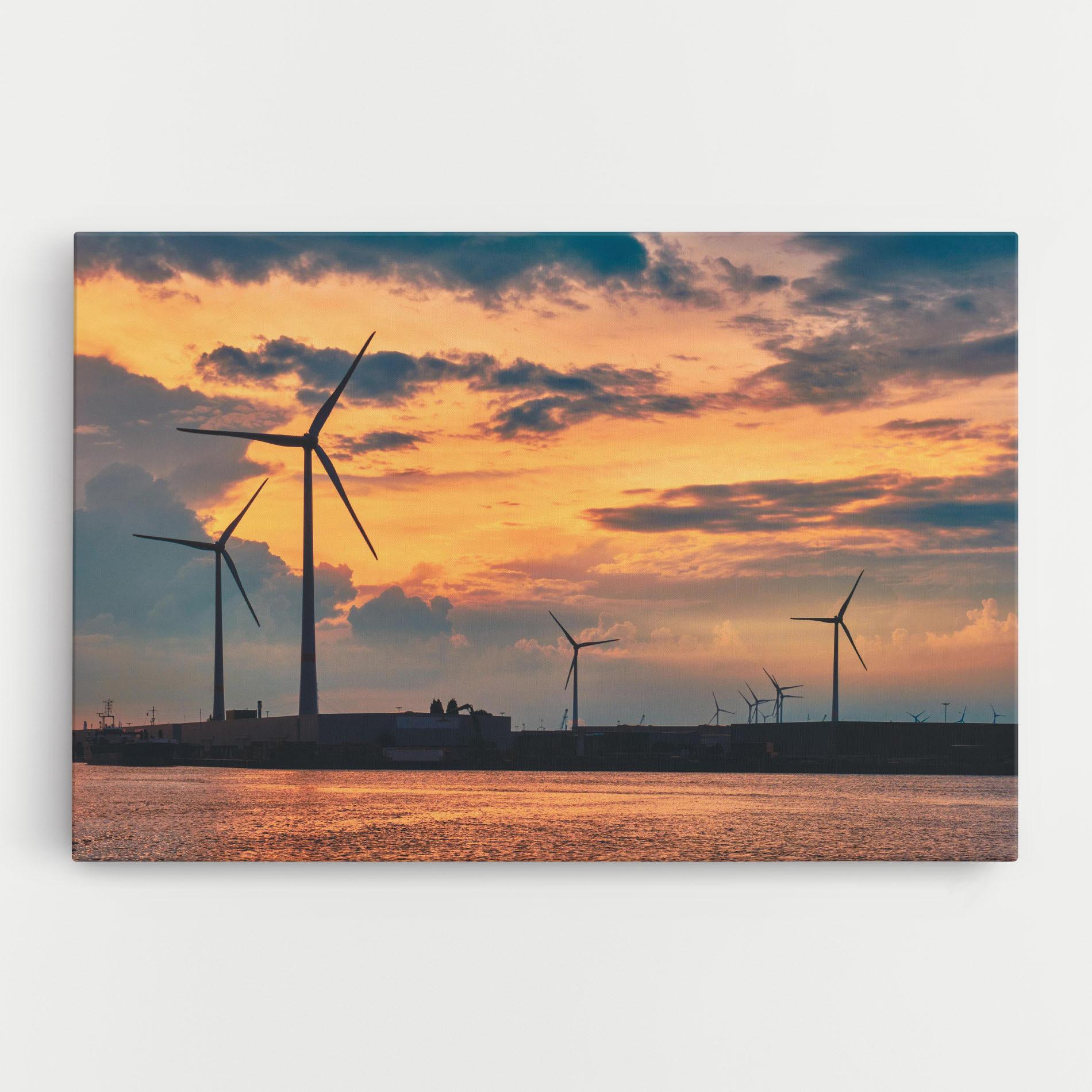 Tablou Canvas Sunset Belgium mockup 0