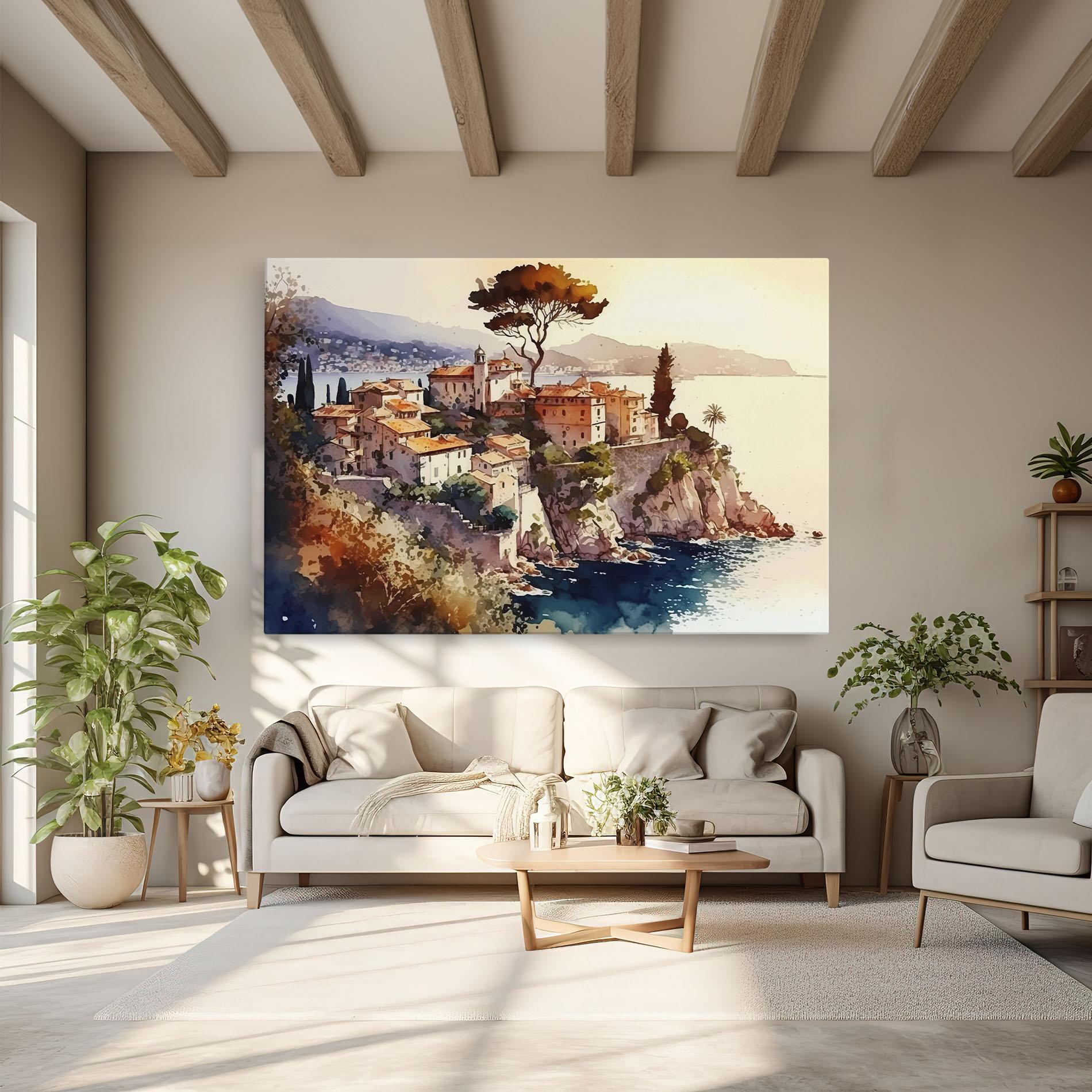 Tablou Canvas Stunning View Painting mockup 6