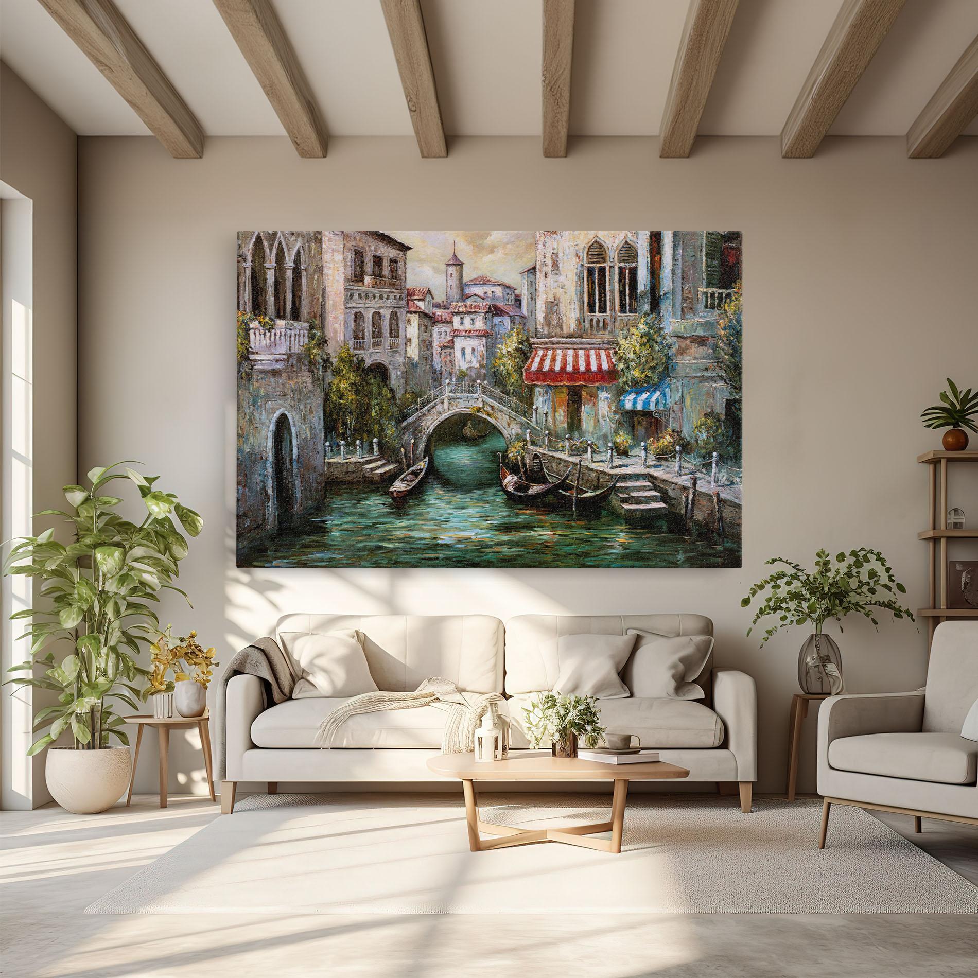Tablou Canvas Venice Colors mockup 6