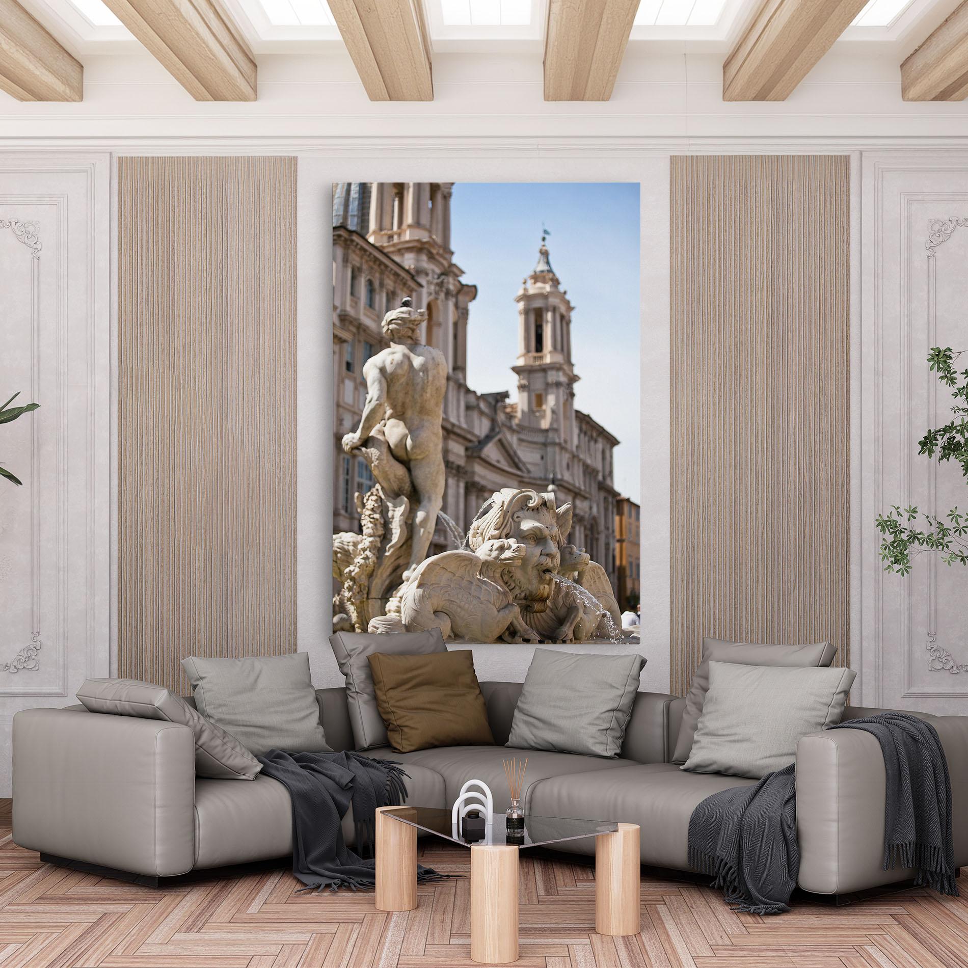Tablou Canvas Baroque Statue Italy mockup 6