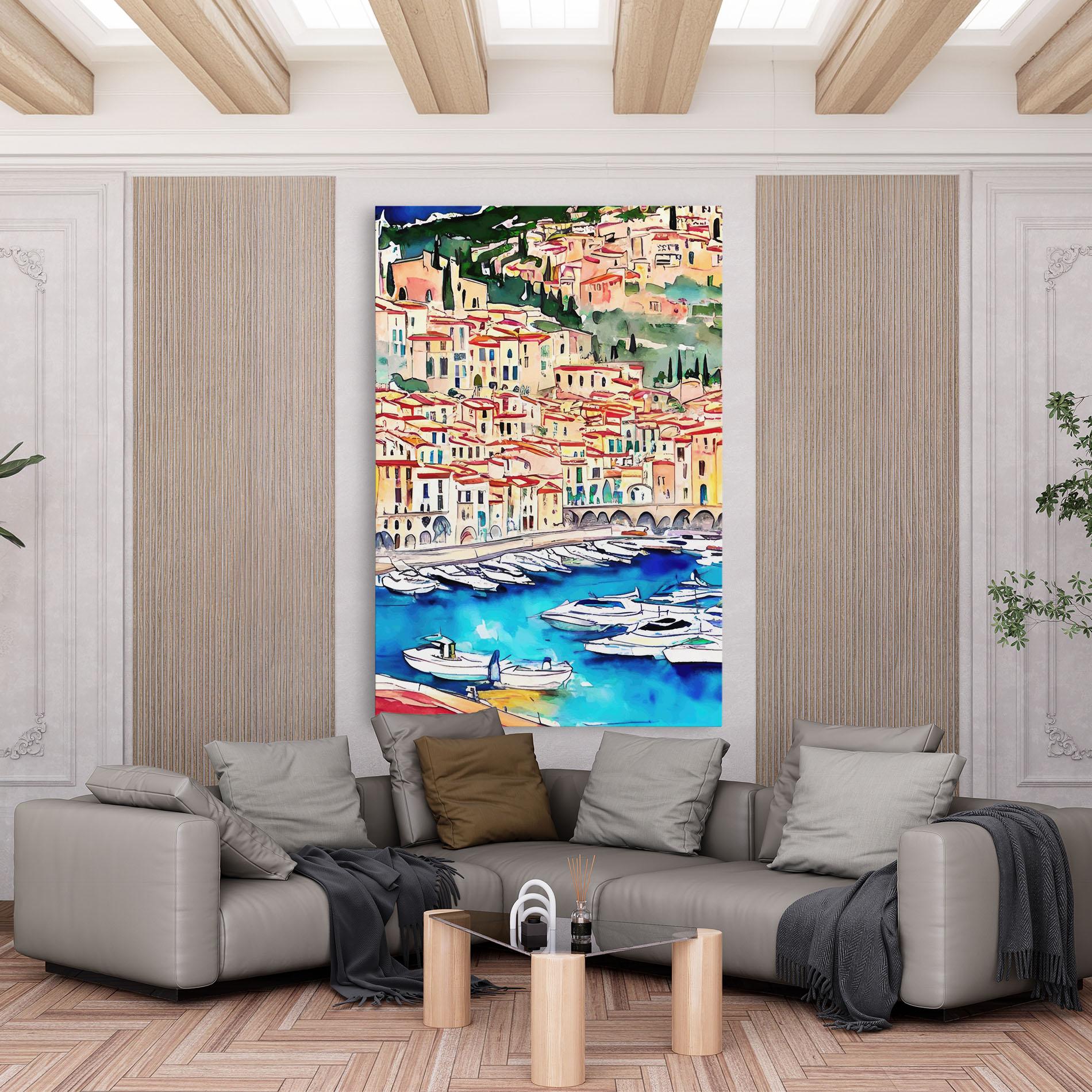 Tablou Canvas French City mockup 6