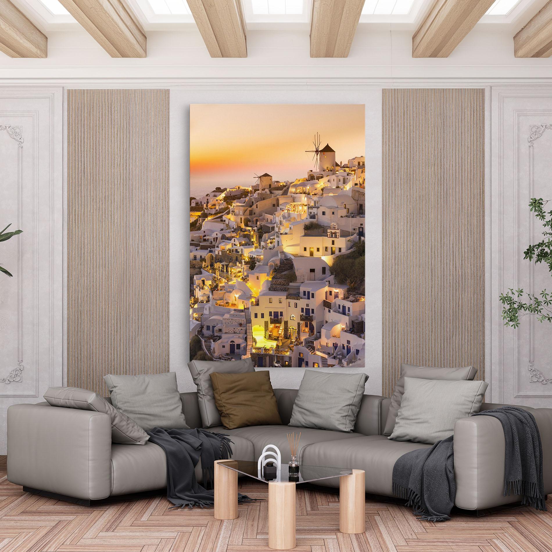 Tablou Canvas Santorini Greece mockup 6