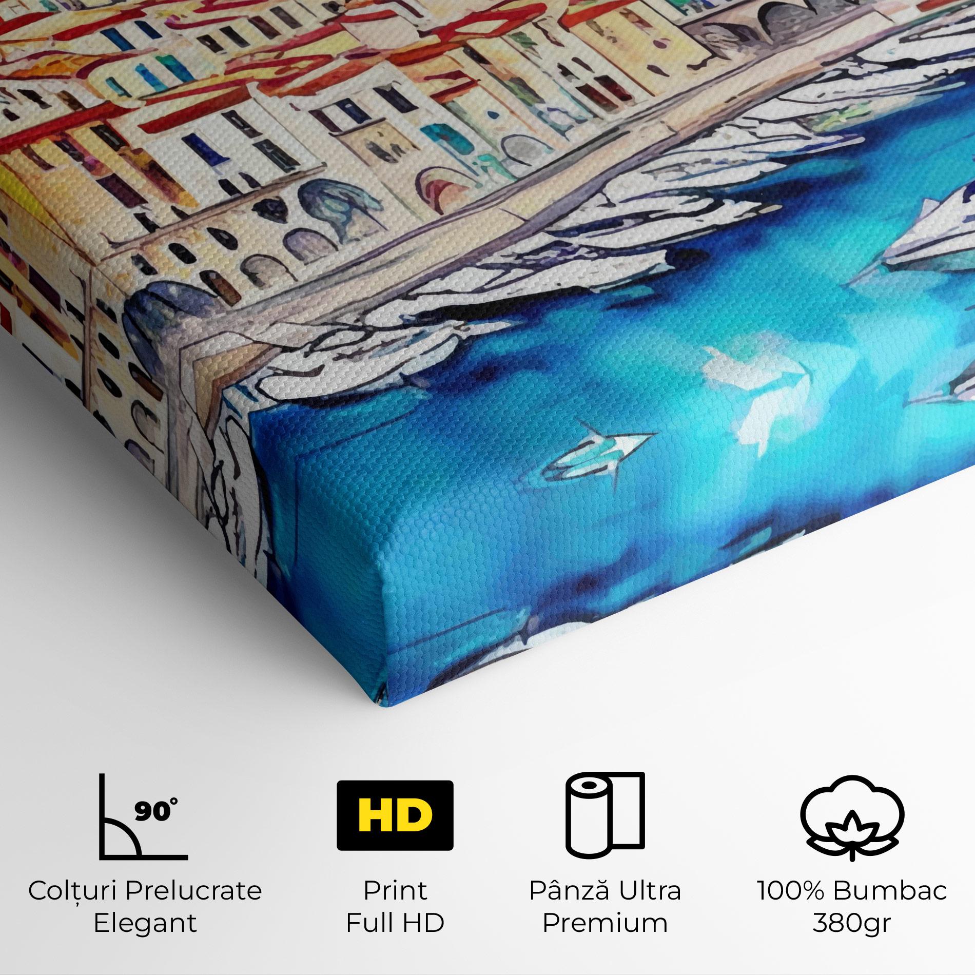 Tablou Canvas French City mockup 4
