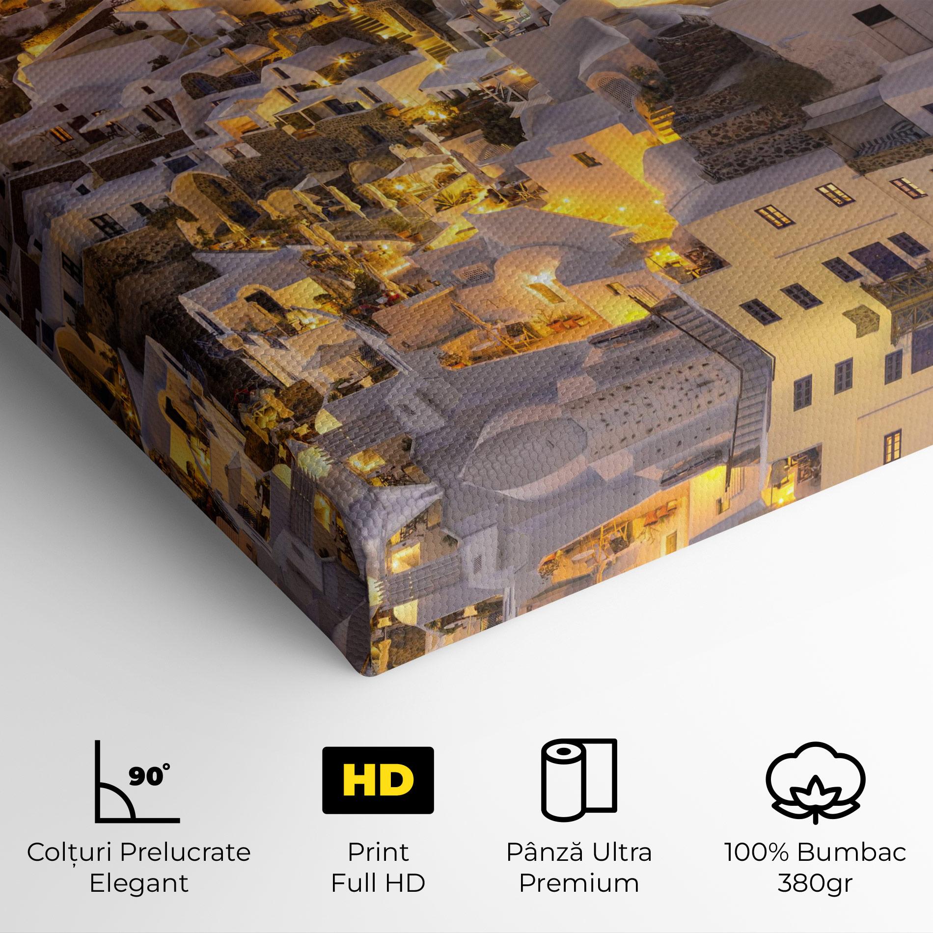 Tablou Canvas Santorini Greece mockup 4