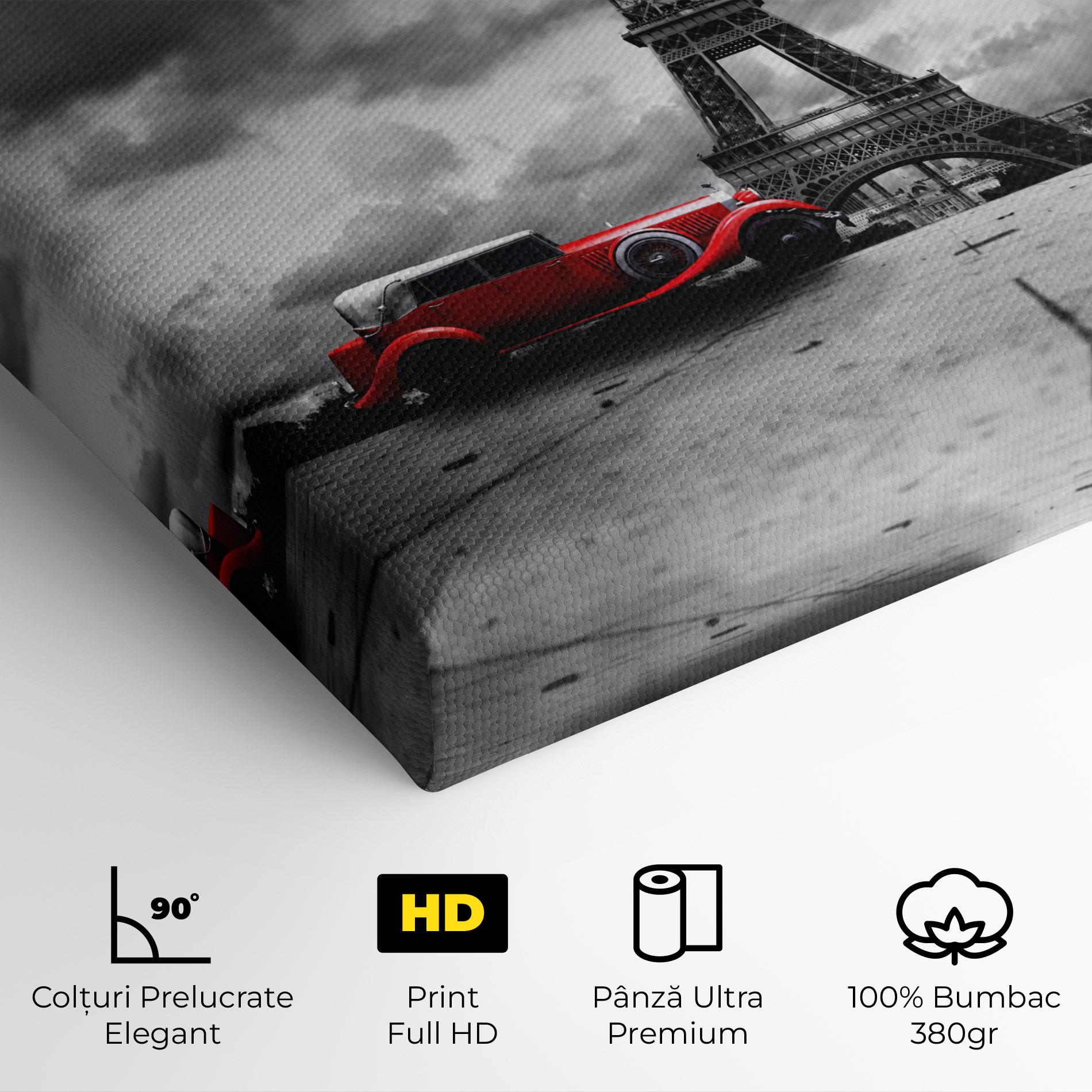 Tablou Canvas Vintage Paris mockup 4