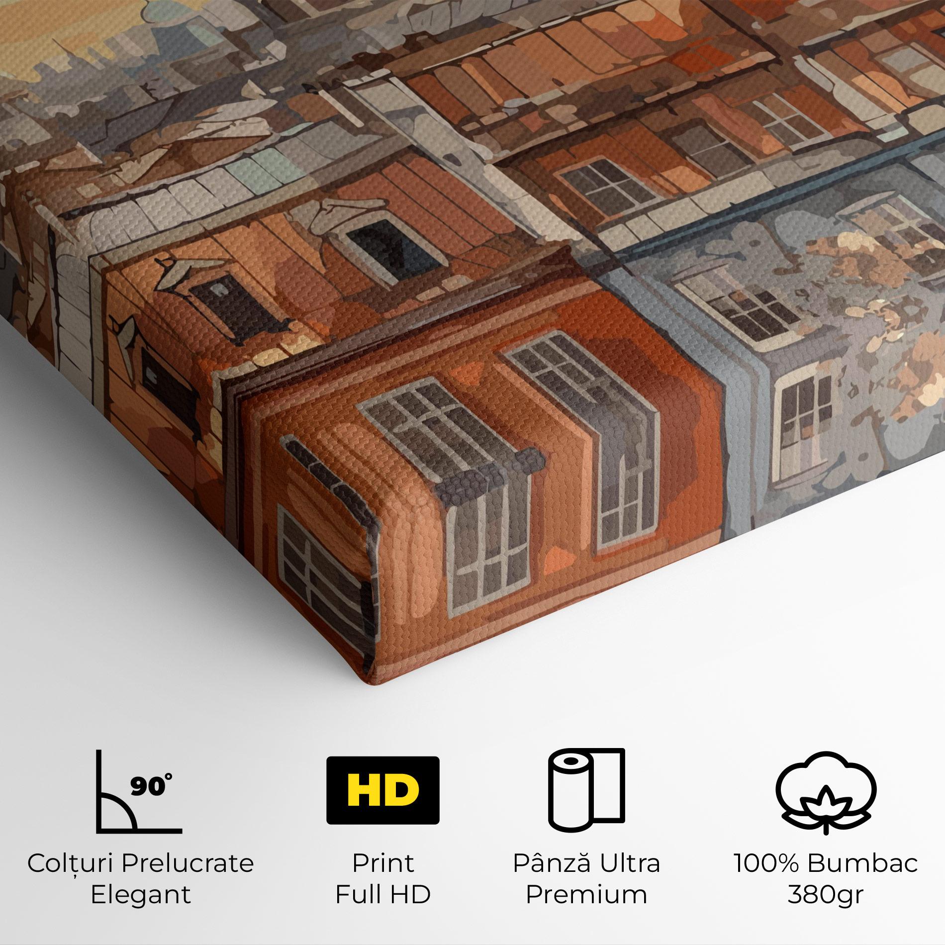 Tablou Canvas Window City View mockup 4