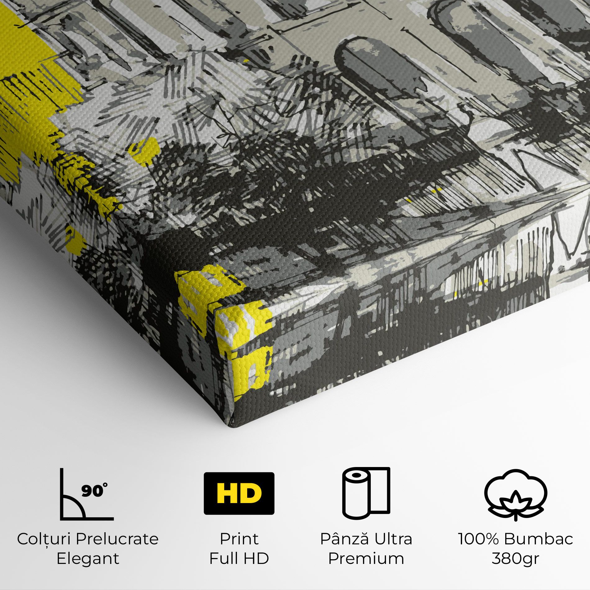 Yellow Colosseum mockup 4