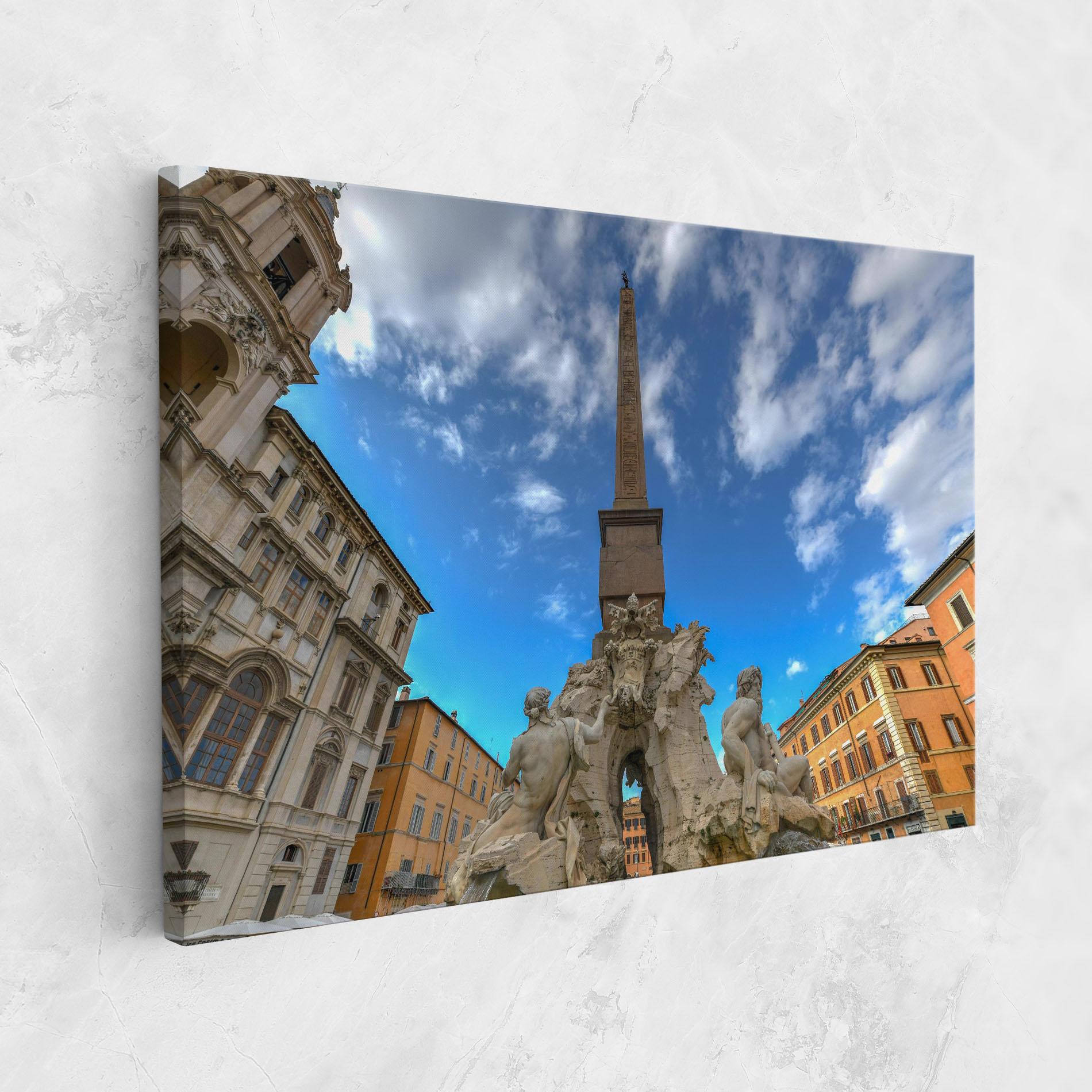 Tablou Canvas Piazza Navona Italy mockup 1