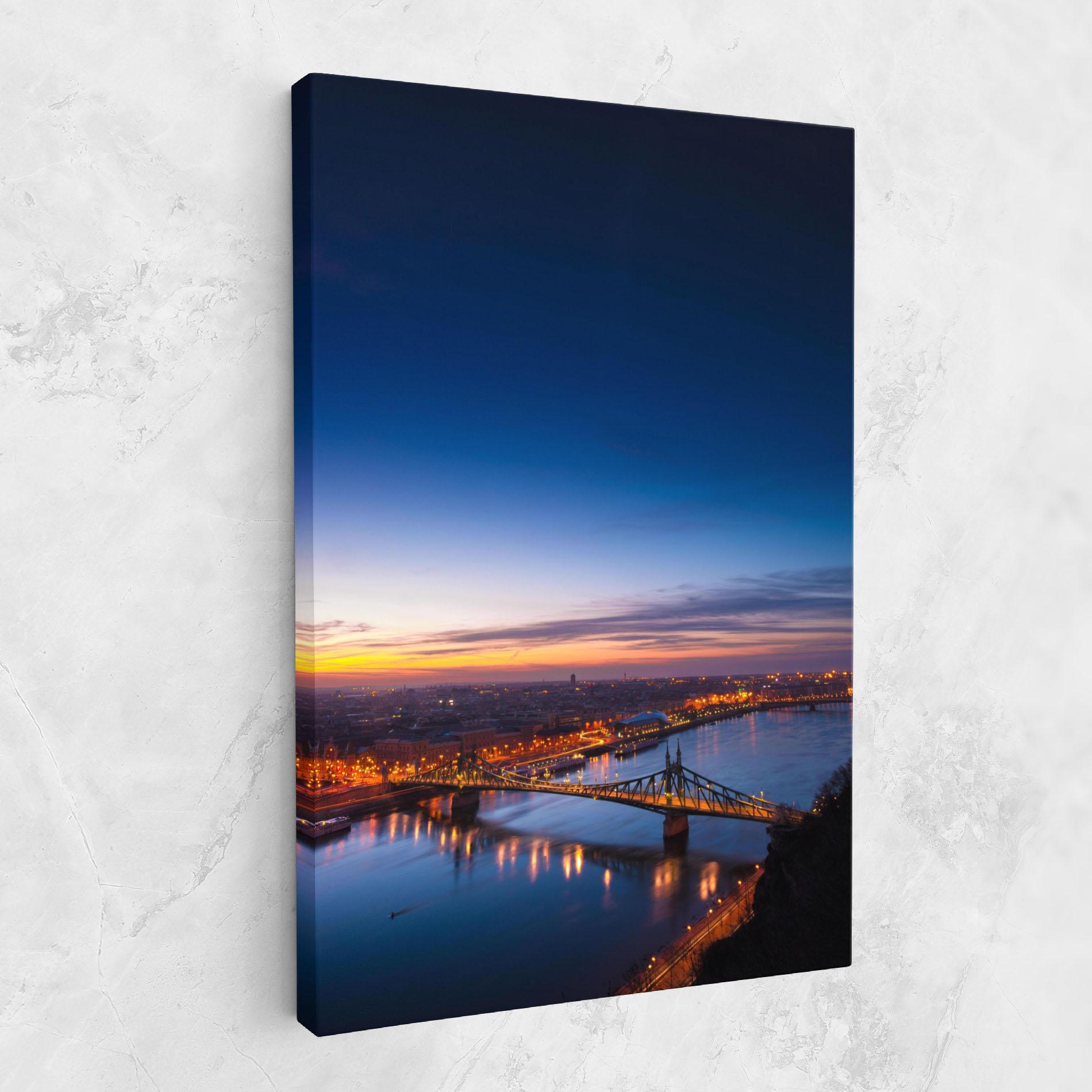 Tablou Canvas Budapest Sunset mockup 1