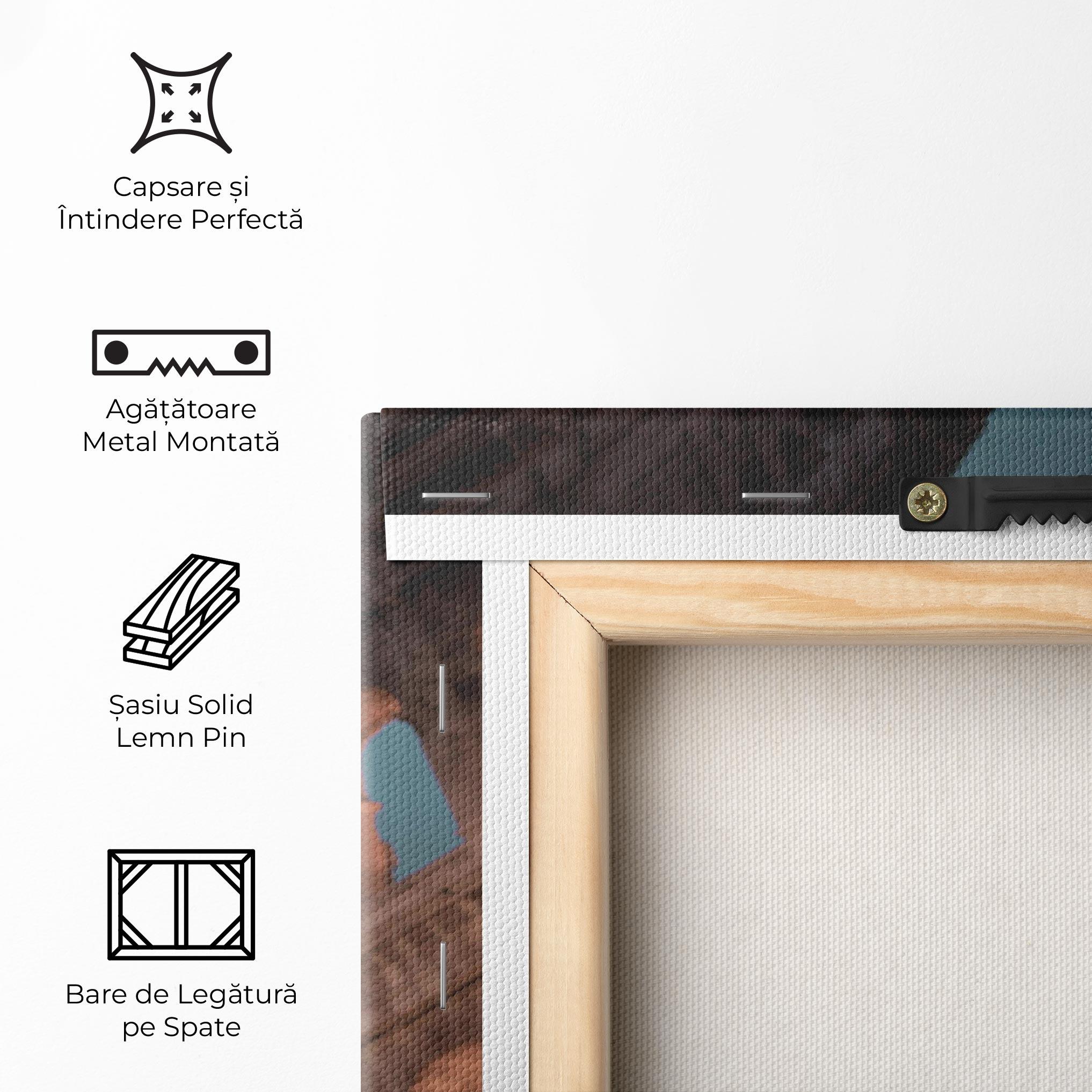 Tablou Canvas Colosseum Horse mockup 5