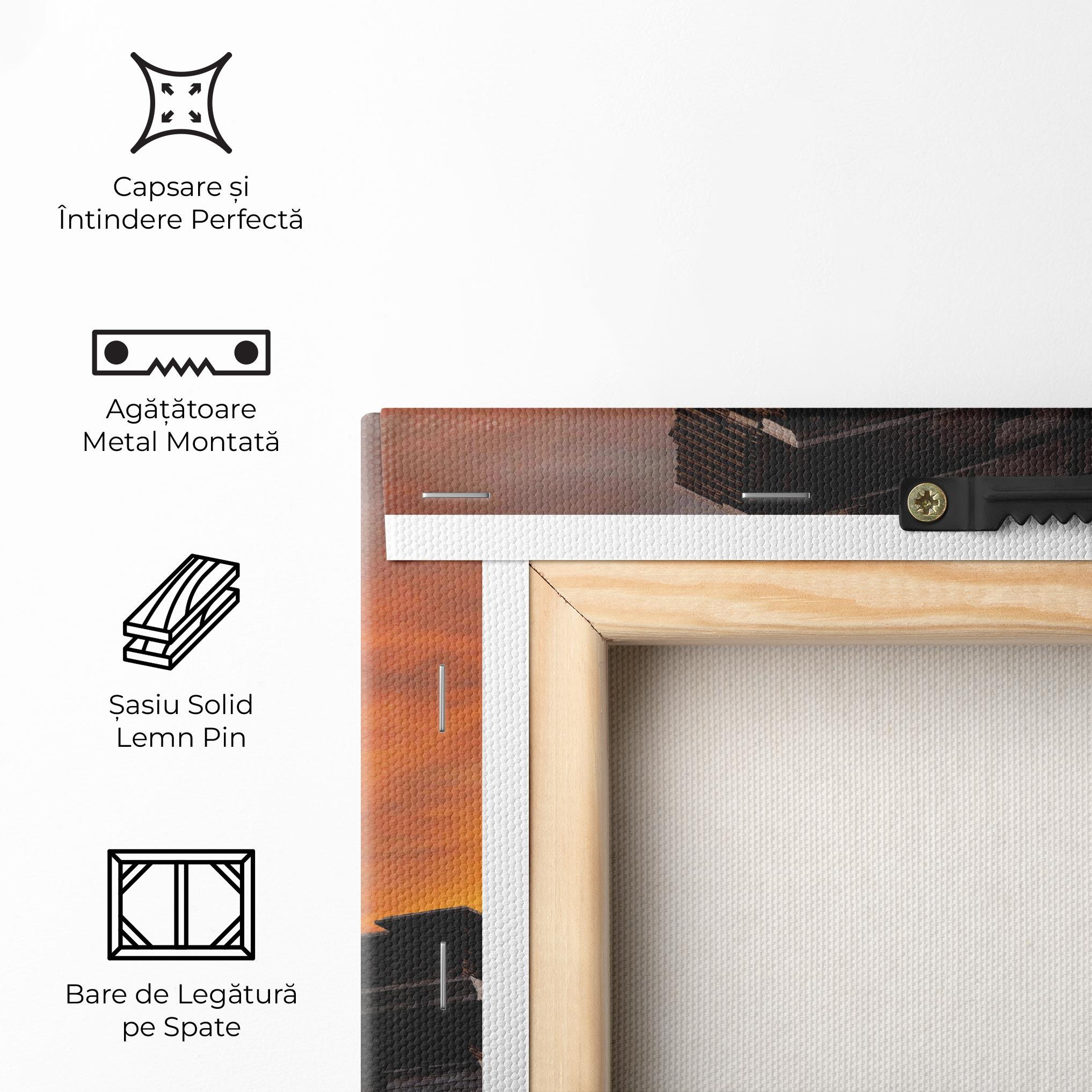 Tablou Canvas Colosseum Sunset mockup 5